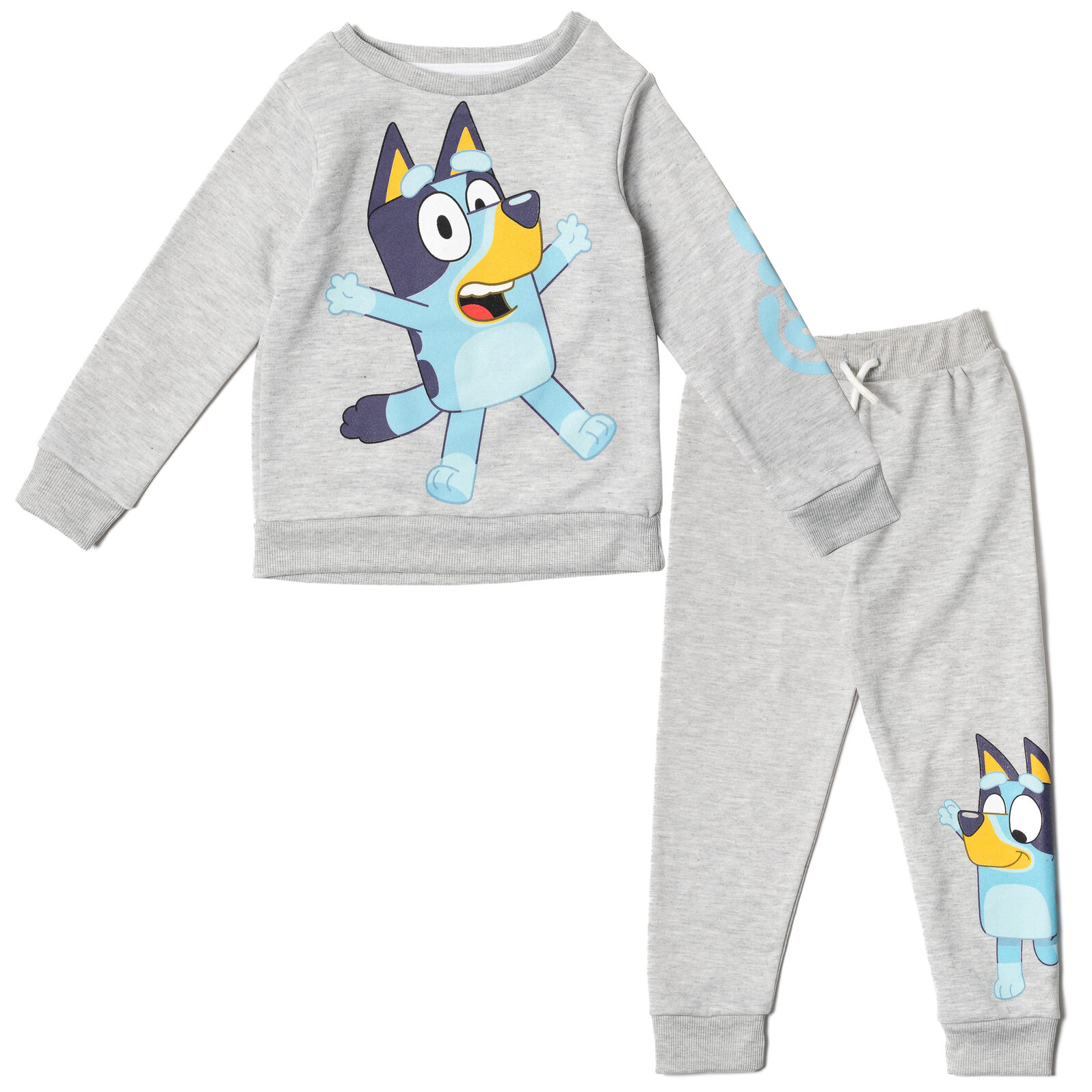 Bluey Little Kids' Boy or Girl Fleece 2-Piece Sweatshirt and Pants Set
