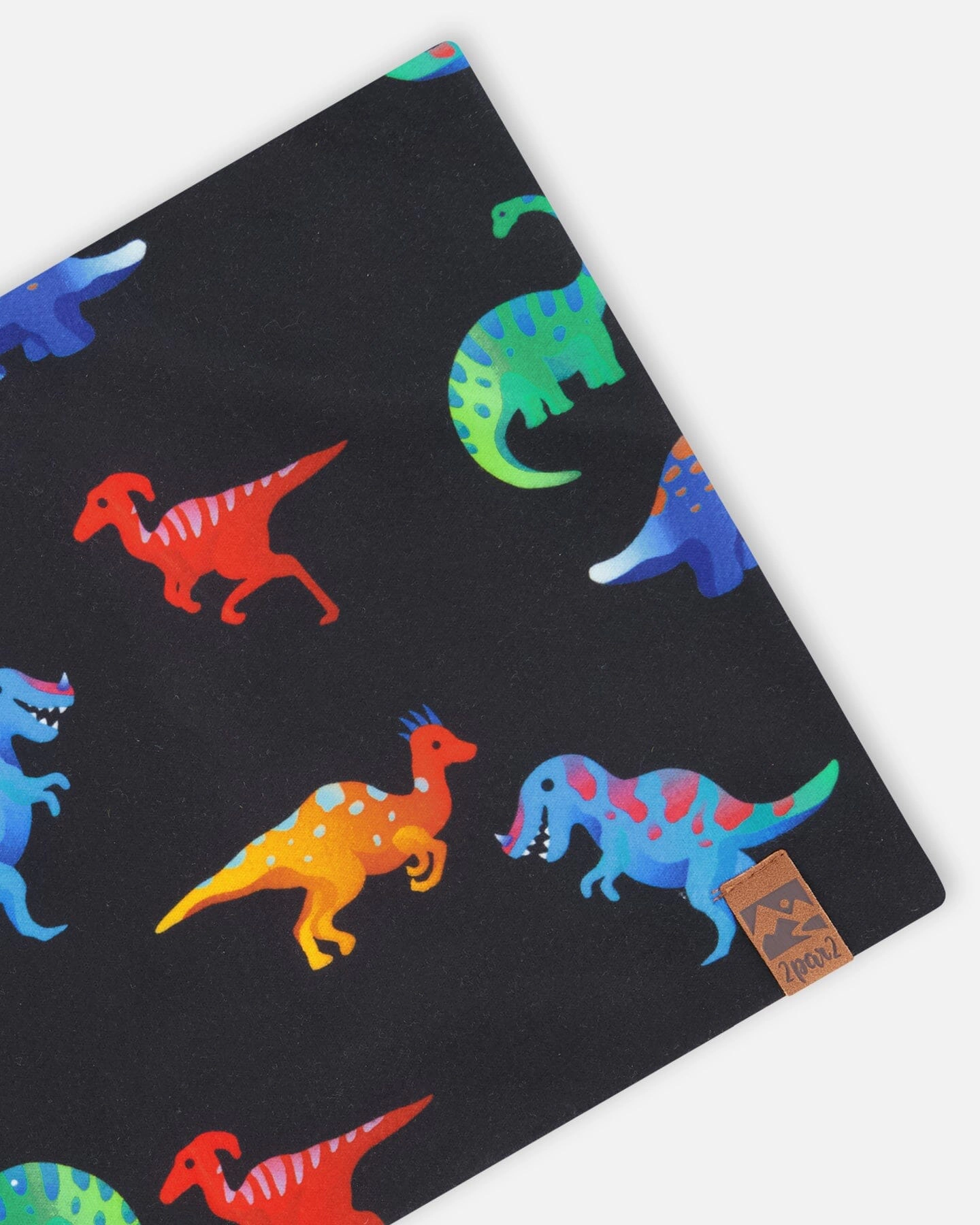 Deux par Deux Boys Stretch Jersey Neck Tube Dinosaur Print - 6-24 Months