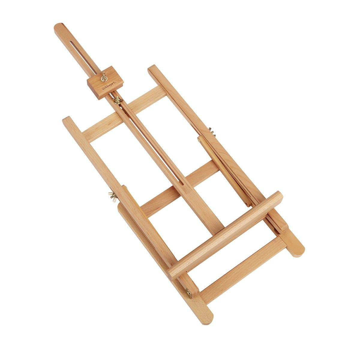 KINGART Medium Wooden Tabletop H-Frame Easel