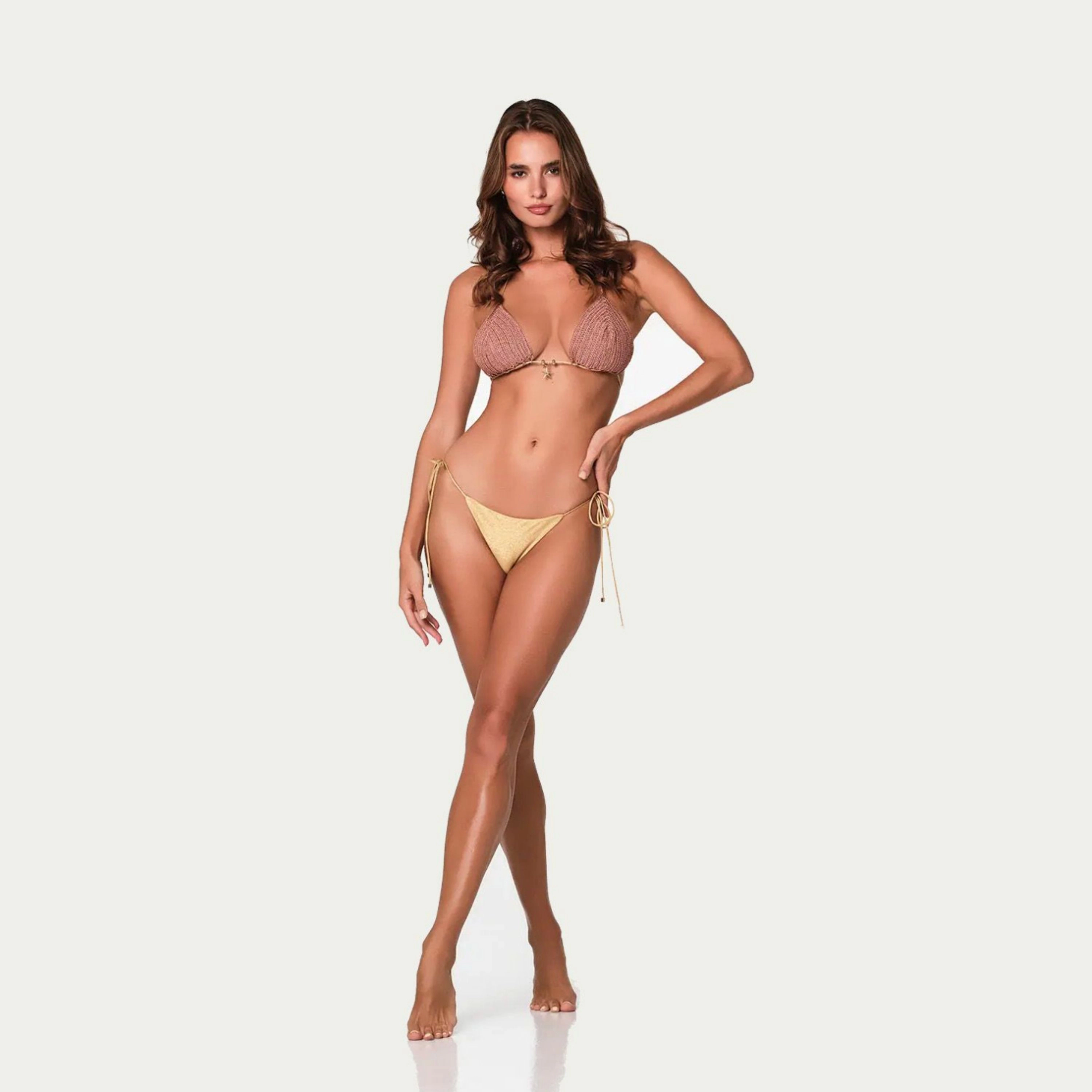 Cherina Beachwear Women's Nora Triangle Crochet Bikini Top