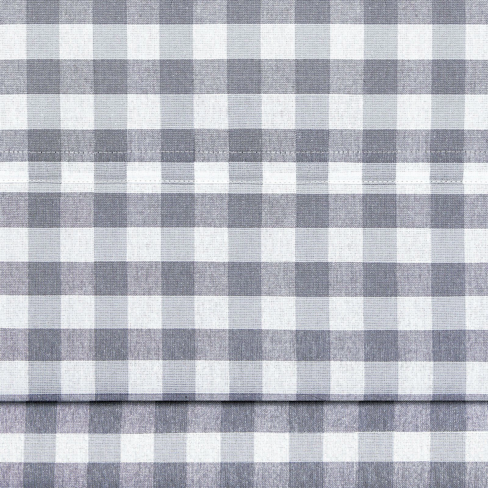 GoodGram Buffalo Check Plaid Gingham Tie Up Window Single Curtain Shade