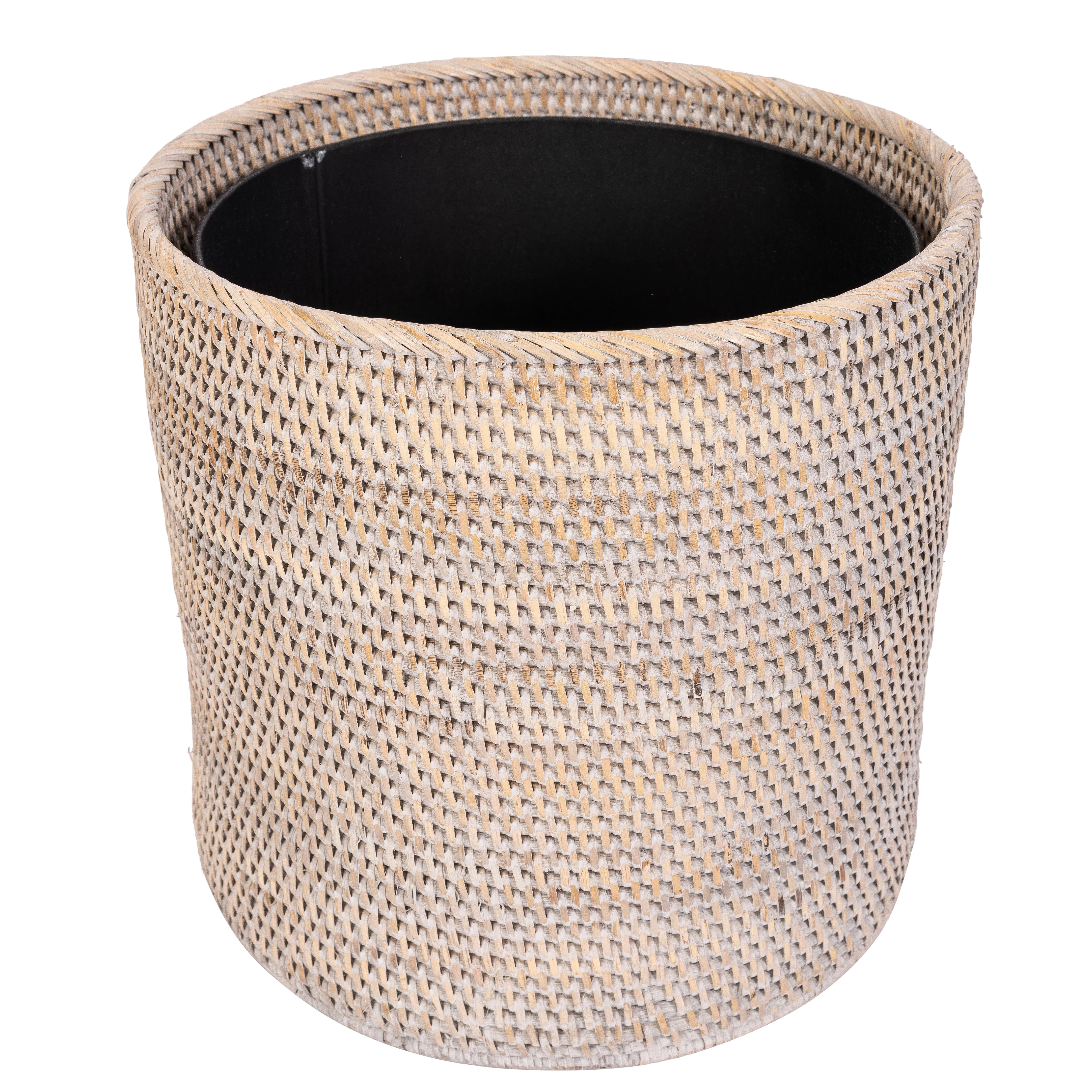Saboga Home™ Round Waste Basket with Metal Liner