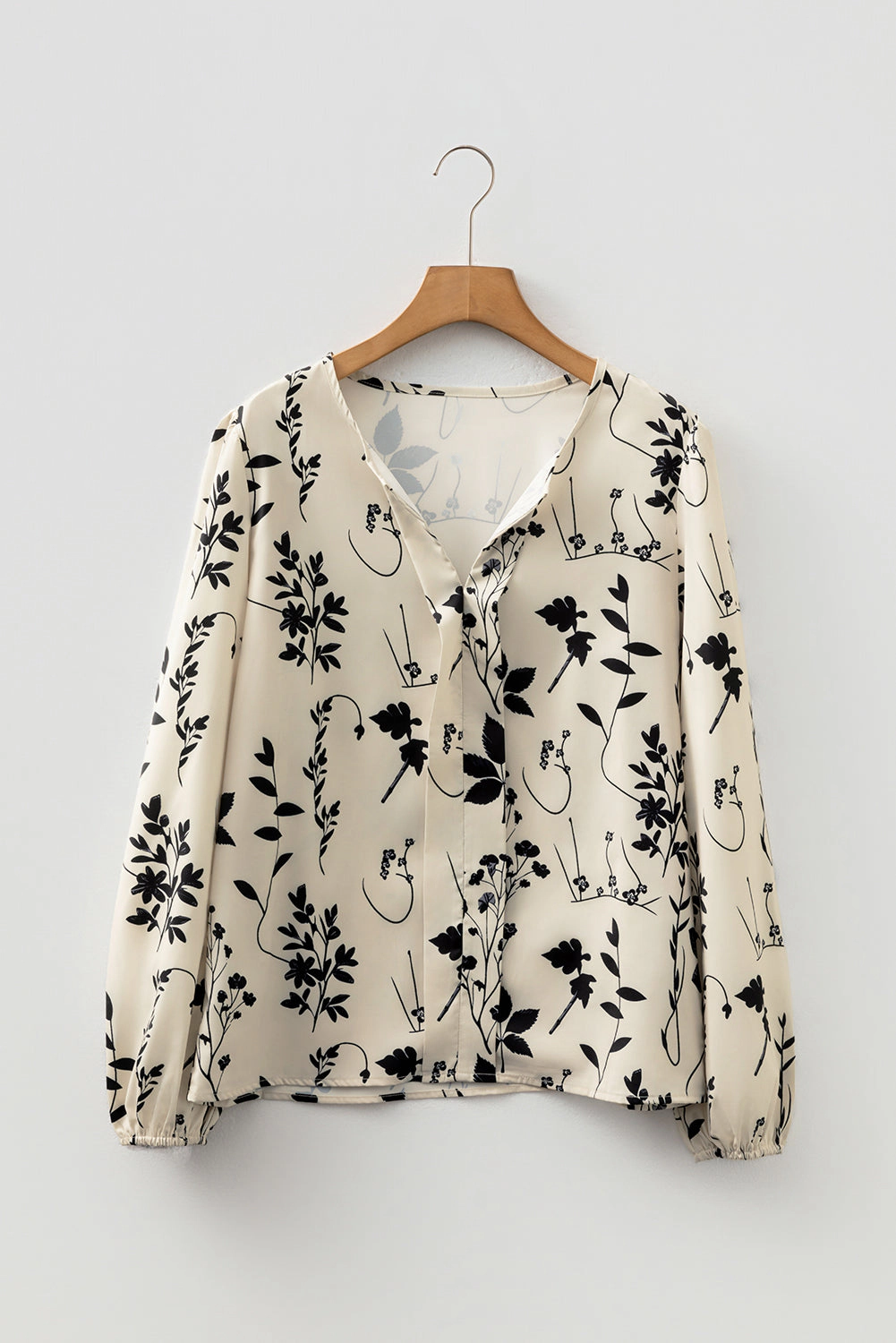 Threaded Pear Women's Abigail Long Sleeve Blouse Top