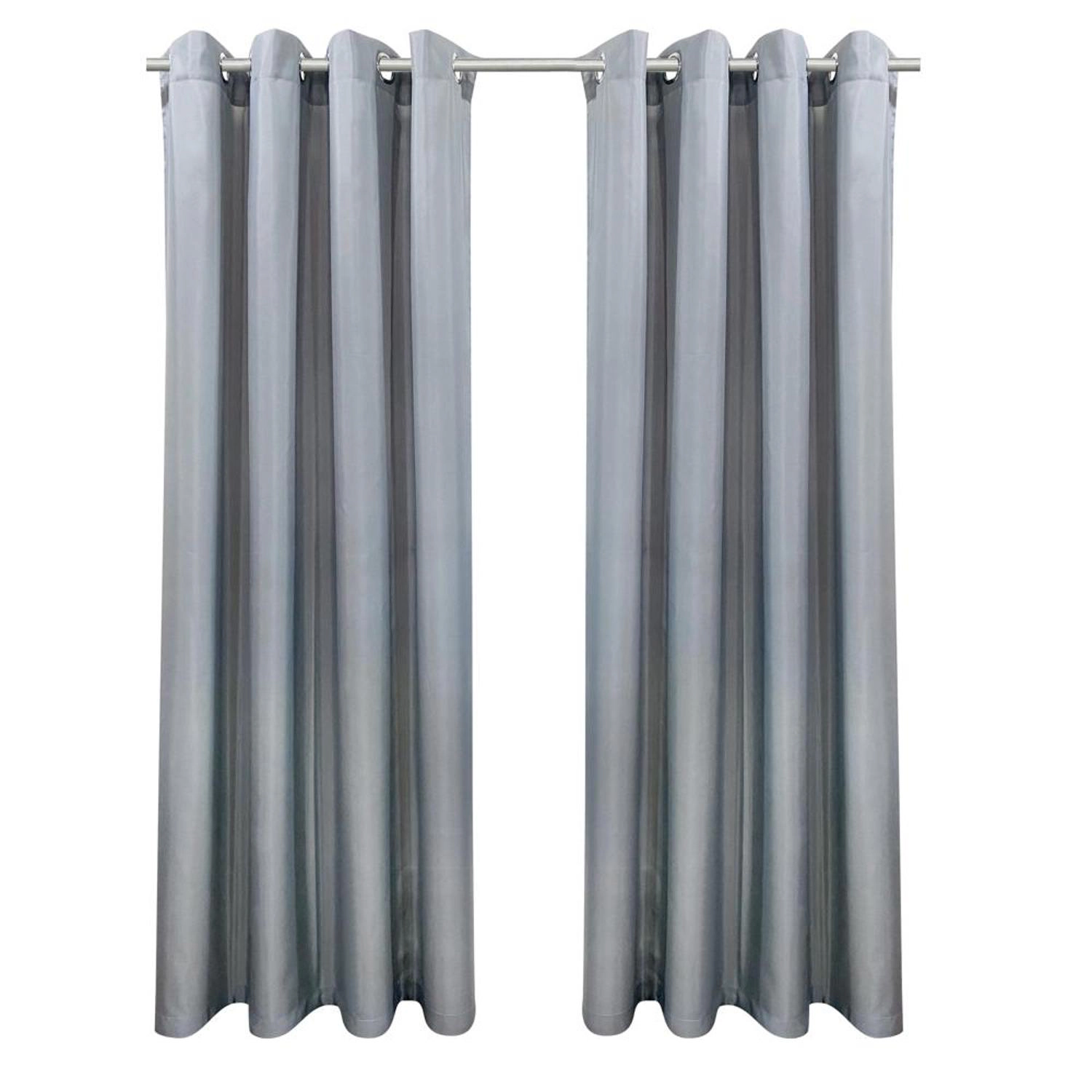 Commonwealth Seascapes Grommet Panel Pair - 50x108", Alloy Grey