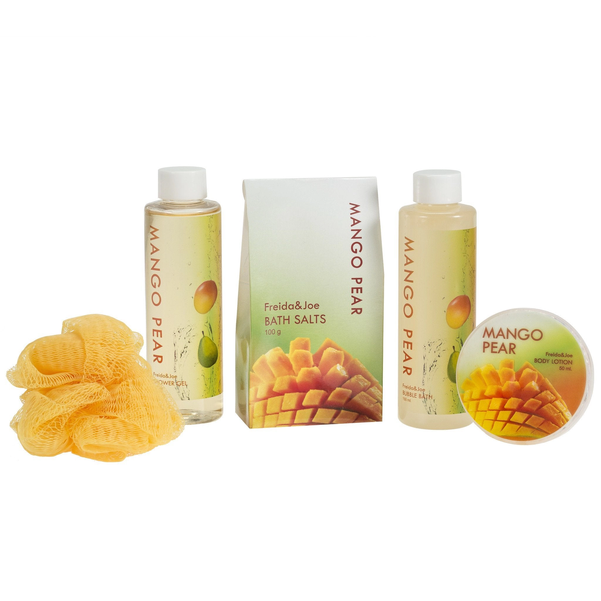 Freida and Joe  Women  Bath & Body Tropical Mango Pear Spa Gift Set In A Tub Basket