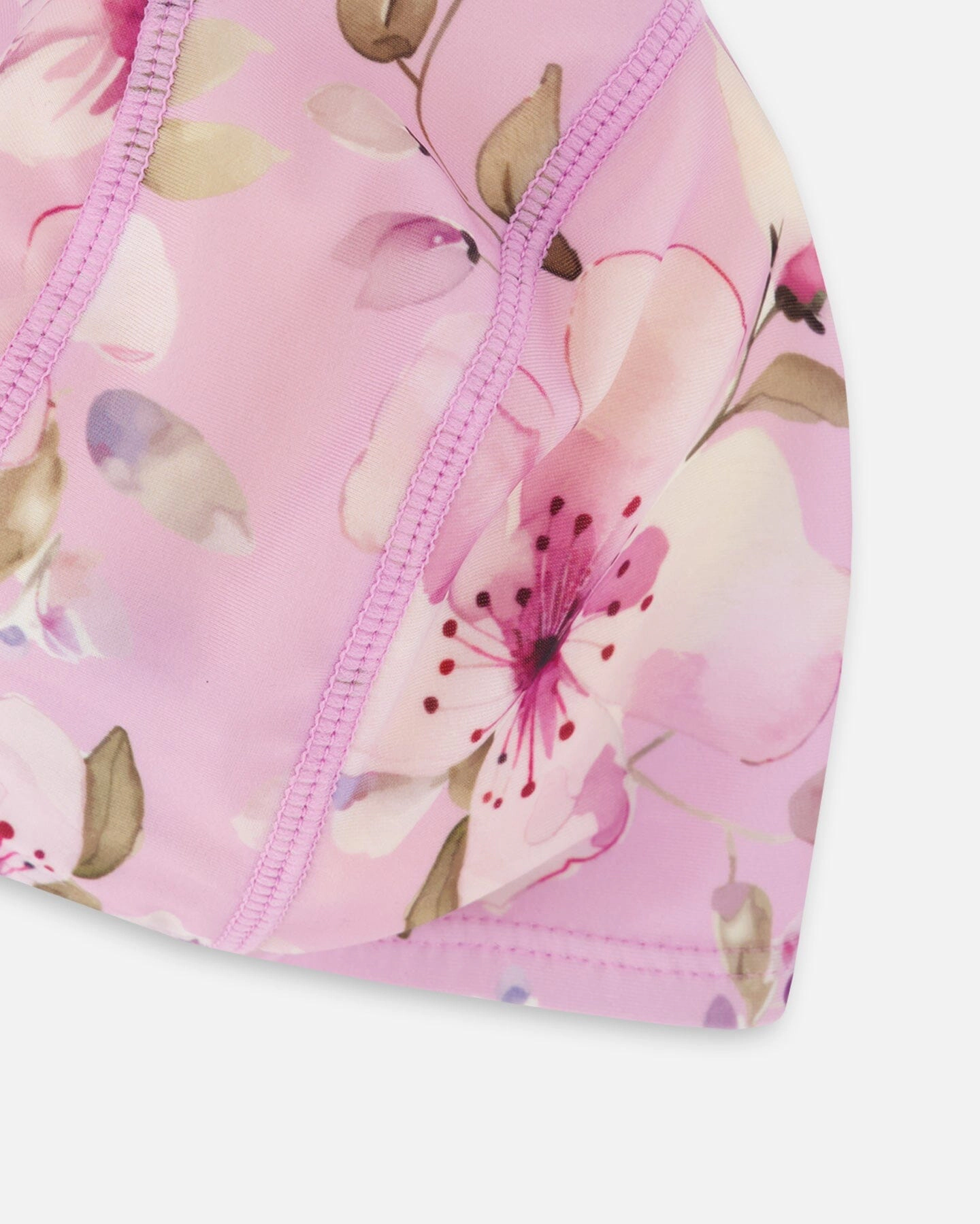 Deux par Deux Girls Swim Cap Flower Print
