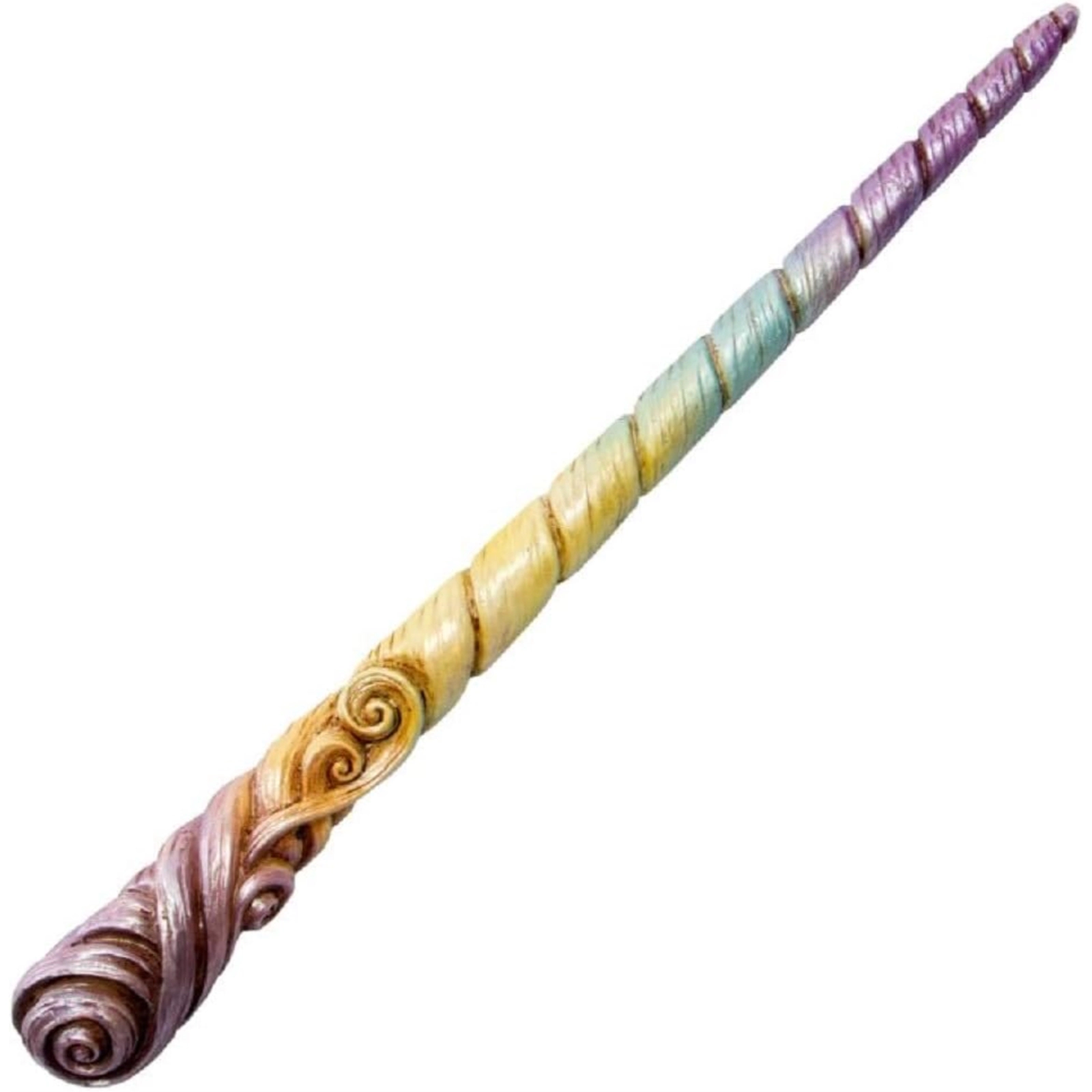 Pacific Giftware Witches Wizards Fantasy Cosplay Rainbow Unicorn Horn Magic Wand Prop Accessory 9.5 inch