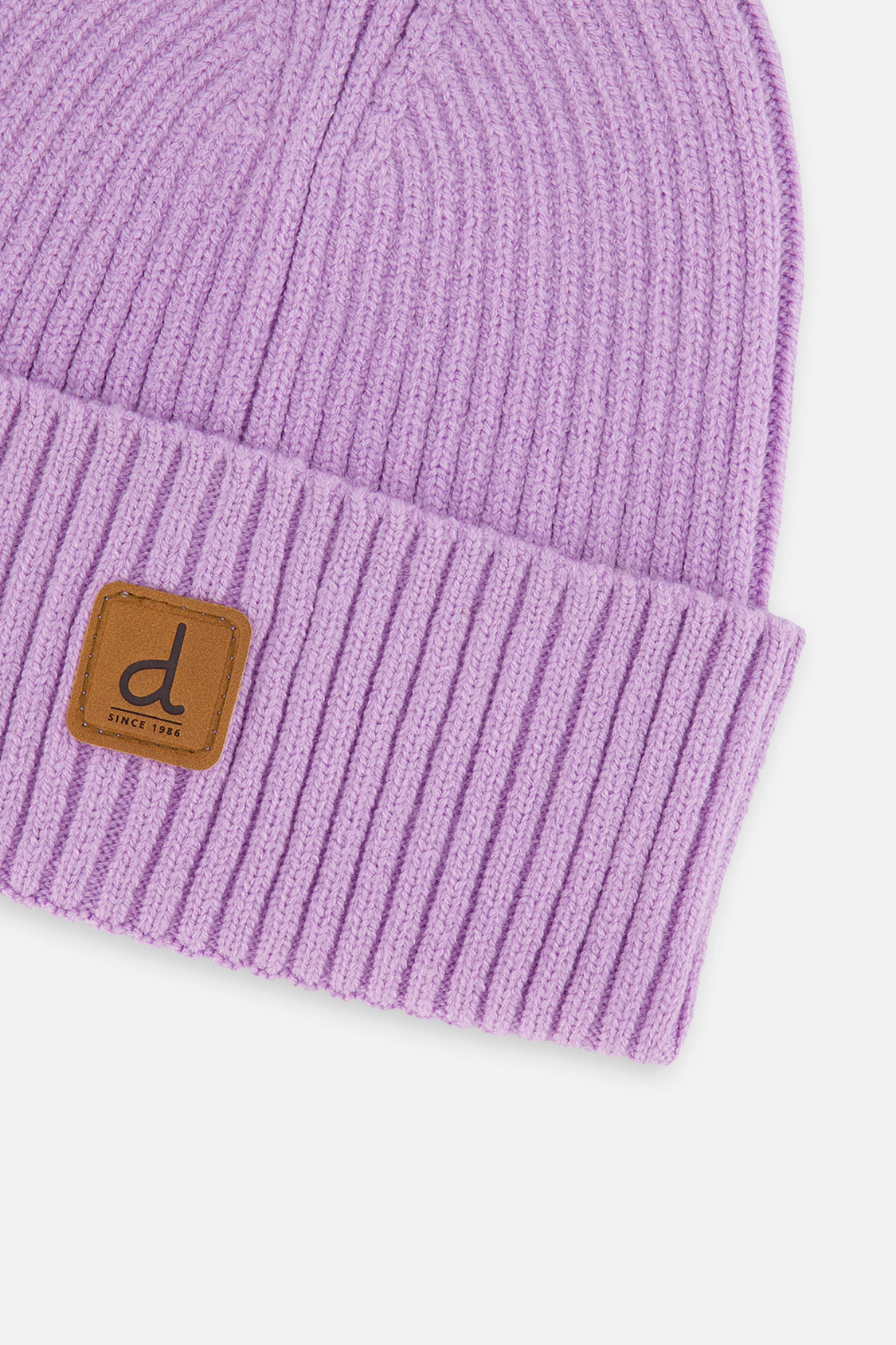 Deux par Girls Ribbed Knit Folded-Cuff Hat