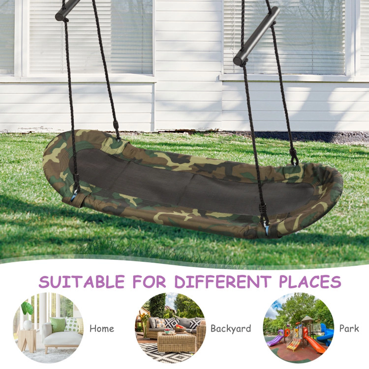 Hivvago Saucer Tree Swing Surf Kids Outdoor Adjustable Set