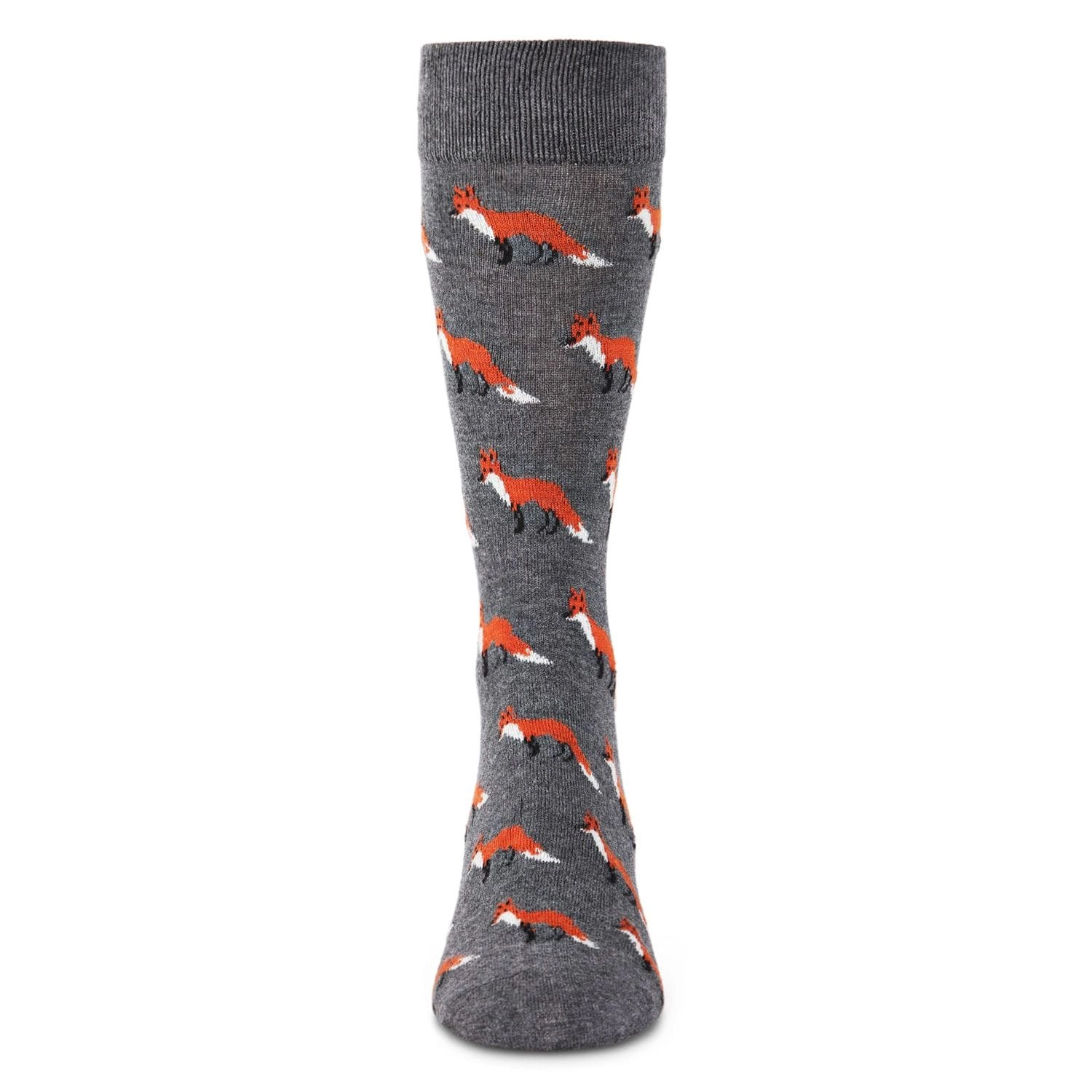 MeMoi Men's Sly Fox Luxuriously Soft Cashmere Blend Crew Socks
