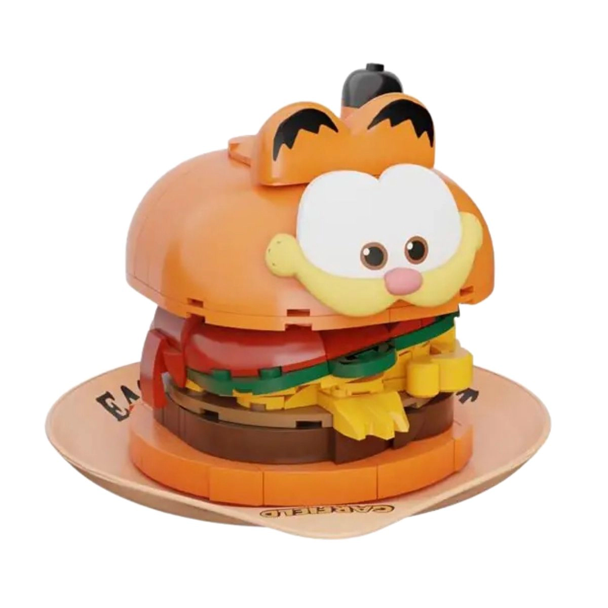 Pantasy The Garfield Movie Hamburger #86805 Building Block Set - 162-Piece Mini Construction Kit