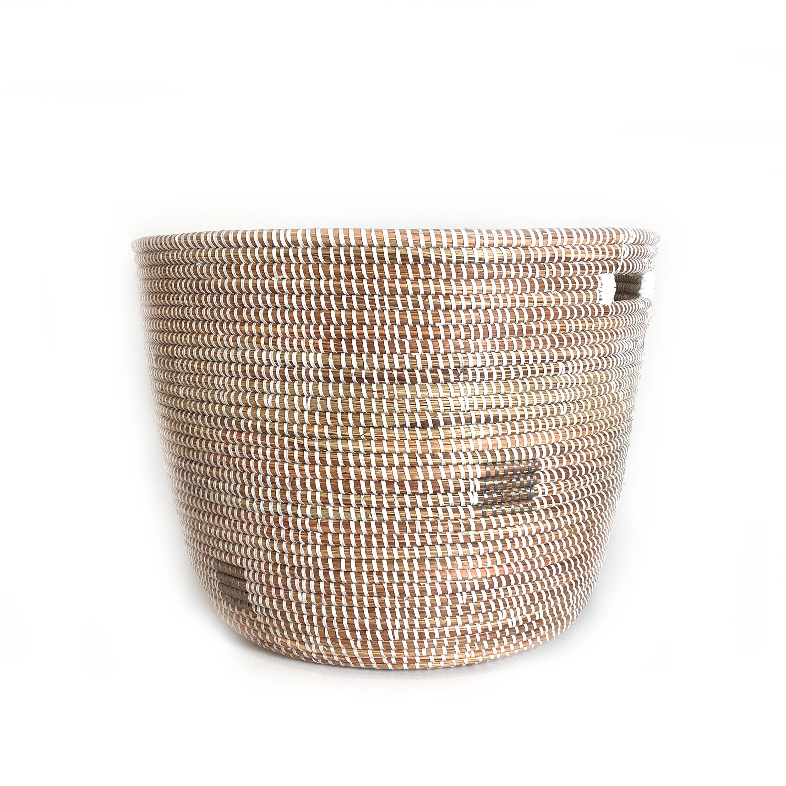 Mbare Flat Lid Storage Basket Squares Low Storage