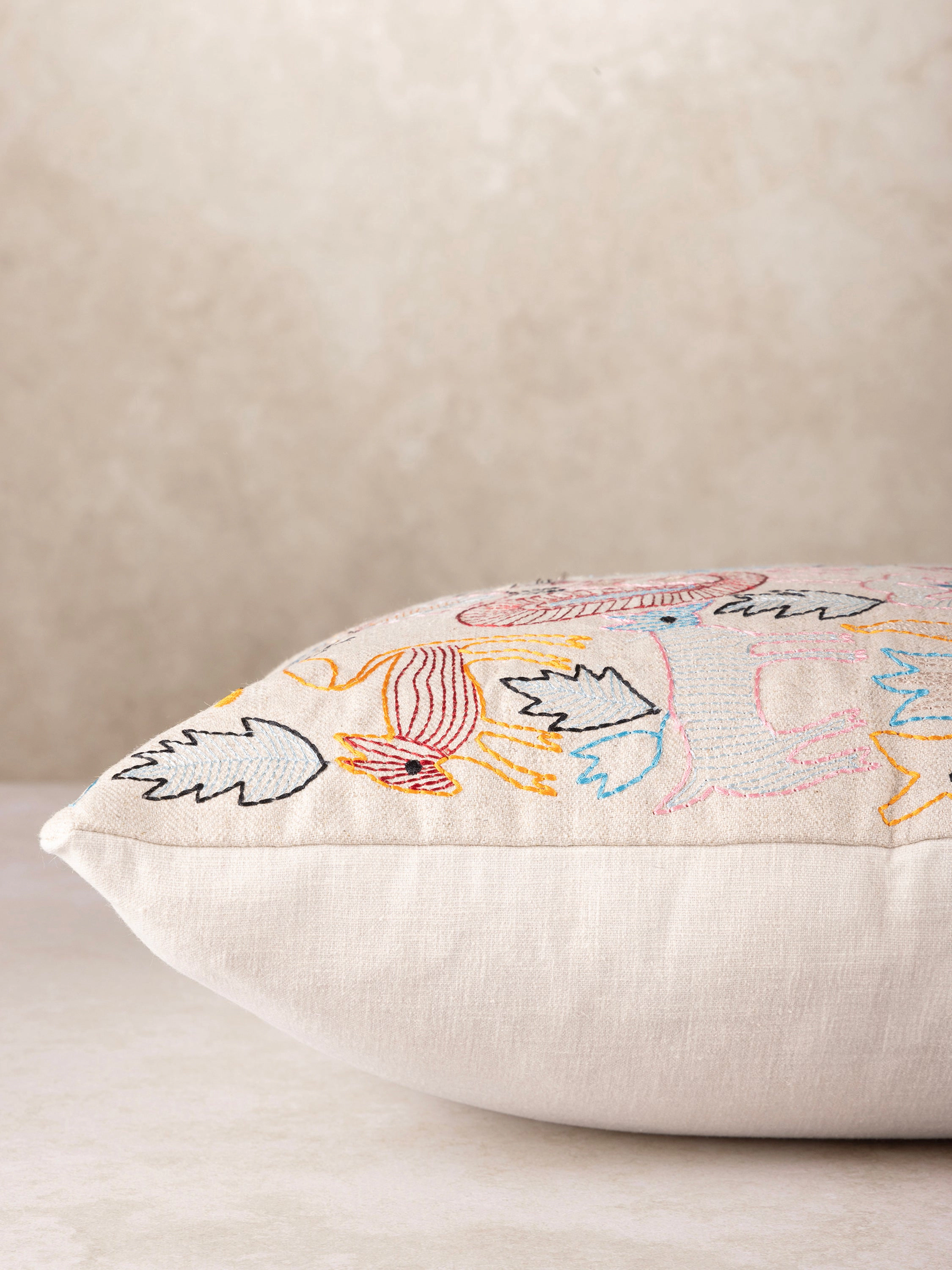 GAURI KOHLI Fateh Throw Pillow 20"x20"