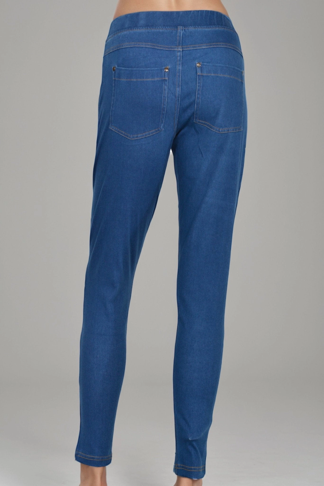 DressAtR Women's Light Blue Denim Stretch Skinny Fit Full Length Pant