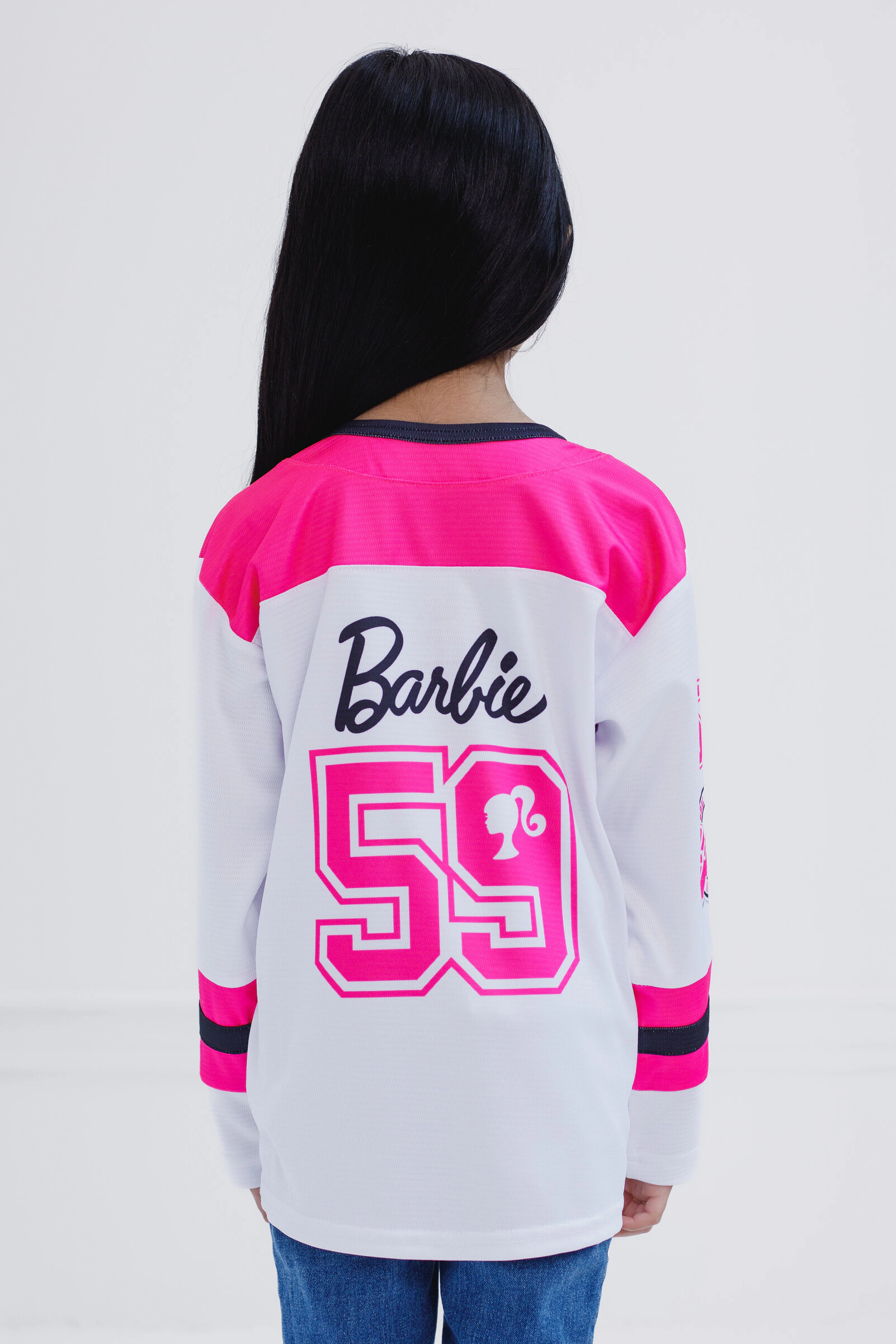 Barbie Girls' Athletic Hockey Jersey