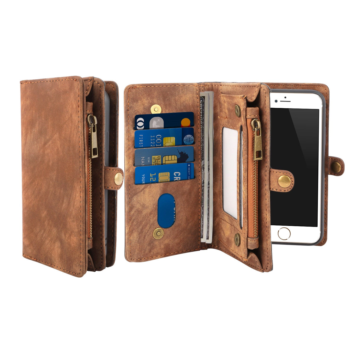 GBruno Faux Leather 2-in-1 Wallet Case For IPhone 6s