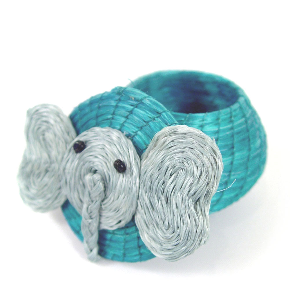 Mbare Elephant Lidded Basket