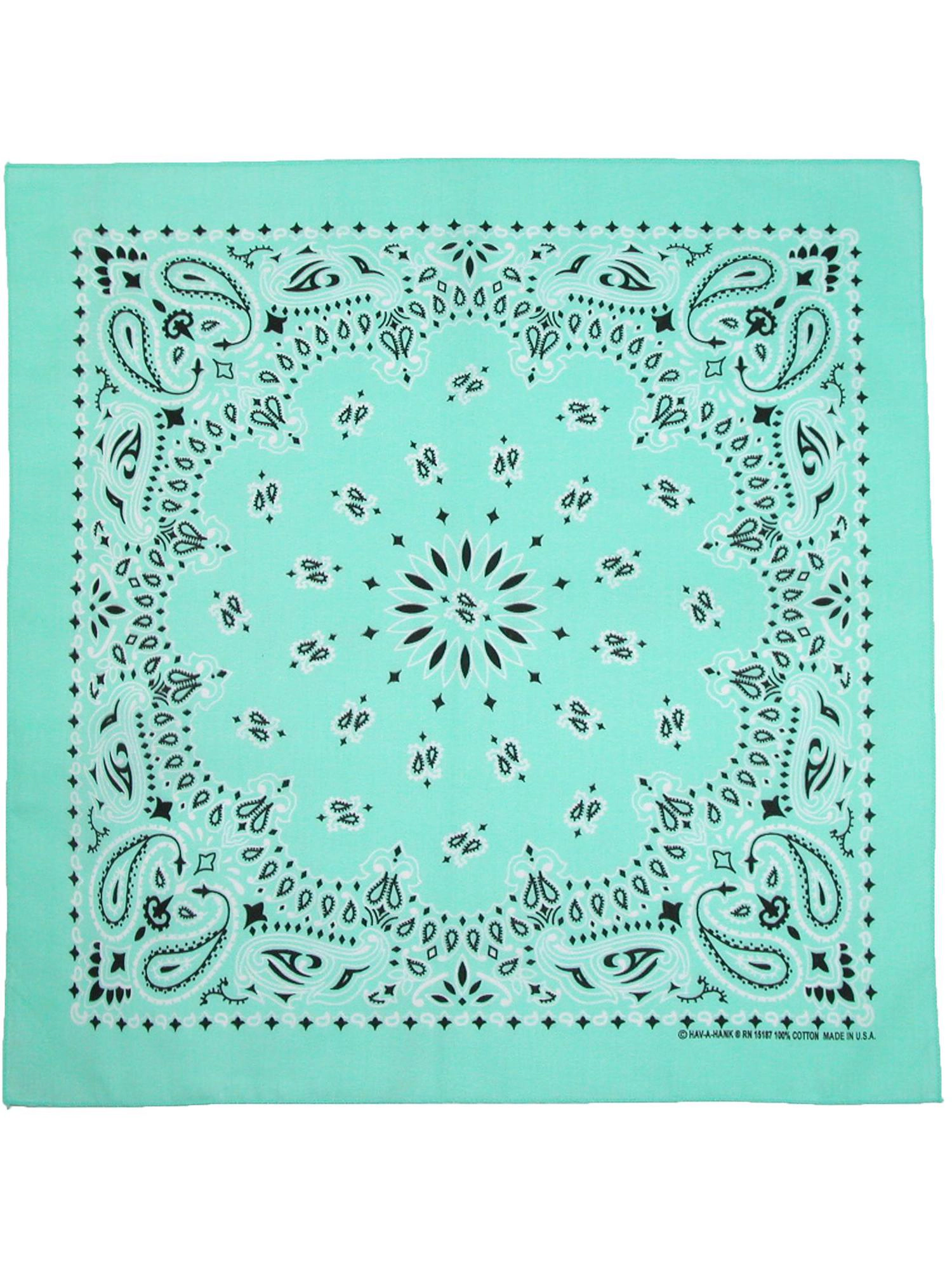 CTM® Pastel Paisley Bandanas