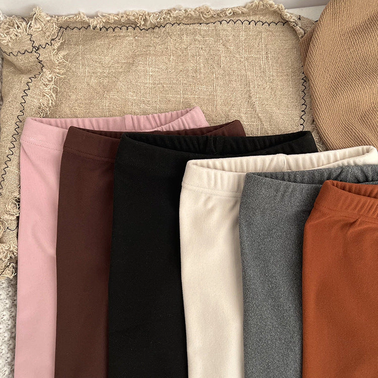 MyKids-USA Baby Solid Color Soft Cotton Elastic Warm Quality Leggings