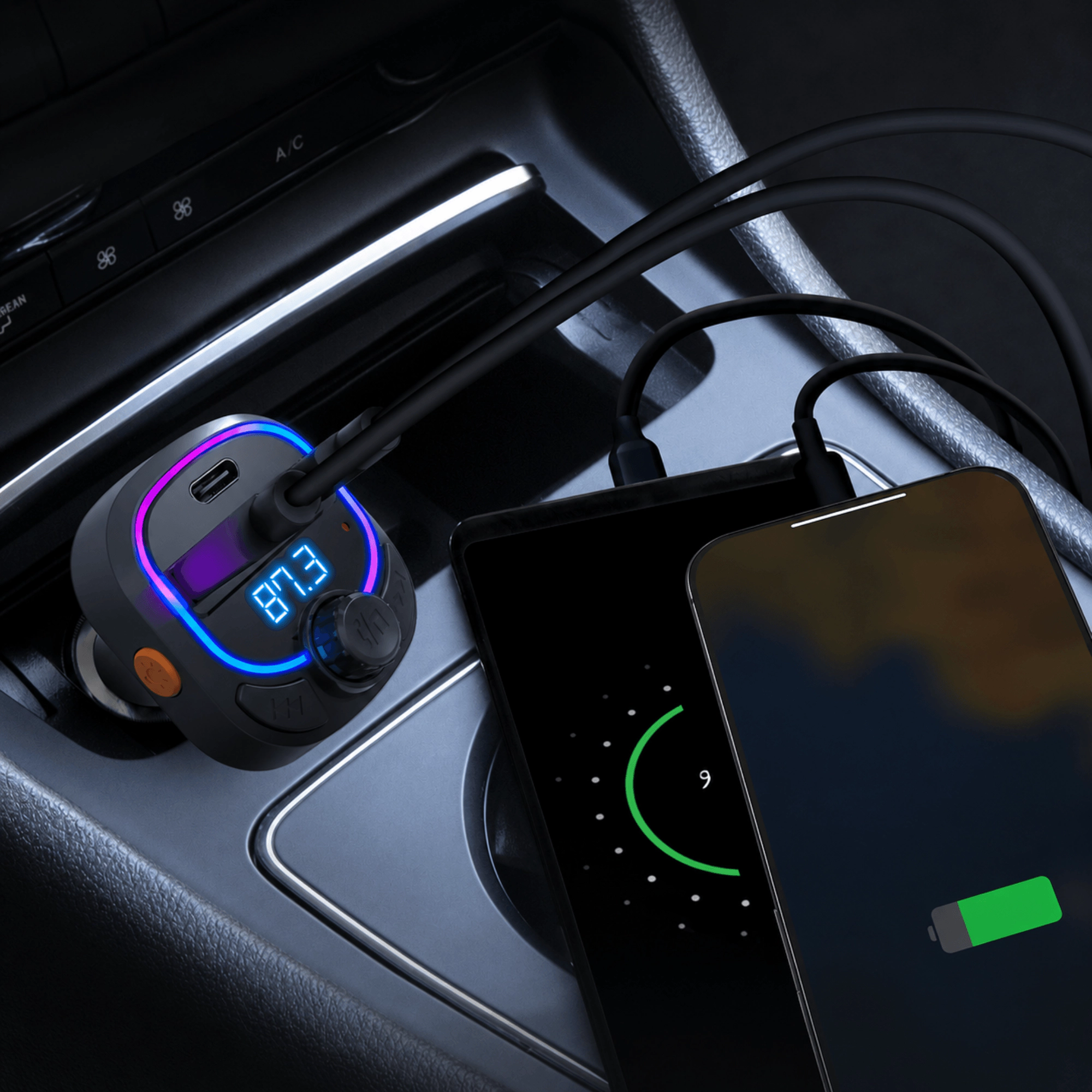 HyperGear IntelliCast Road FM Transmitter Car Charger