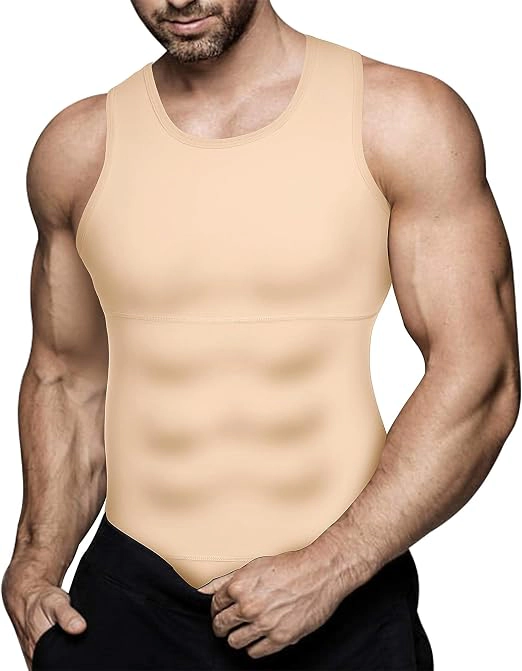 Nebility Mens Compression Slimming Tank Top