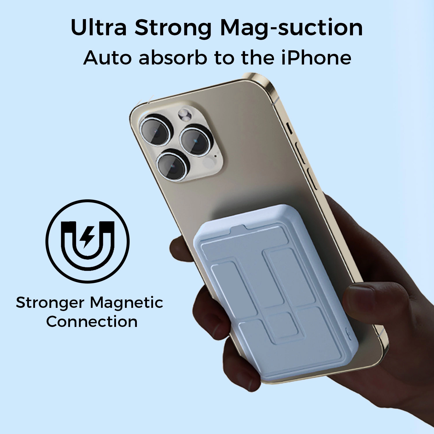 Alpha Digital 10,000mAh, Magnetic Wireless Charging, Phone Stand - Power Bank