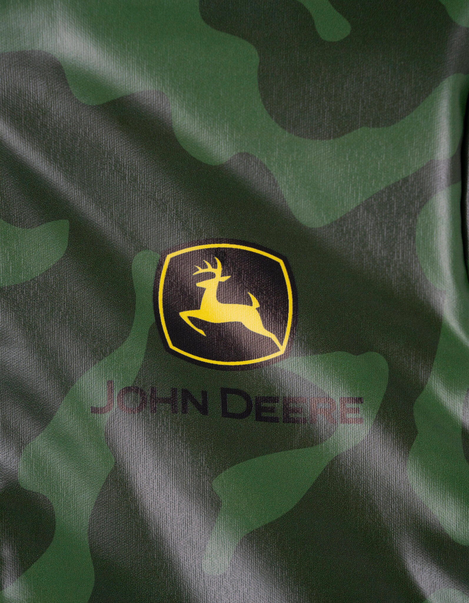John Deere Boys' Hooded Zip-Up Rain Jacket