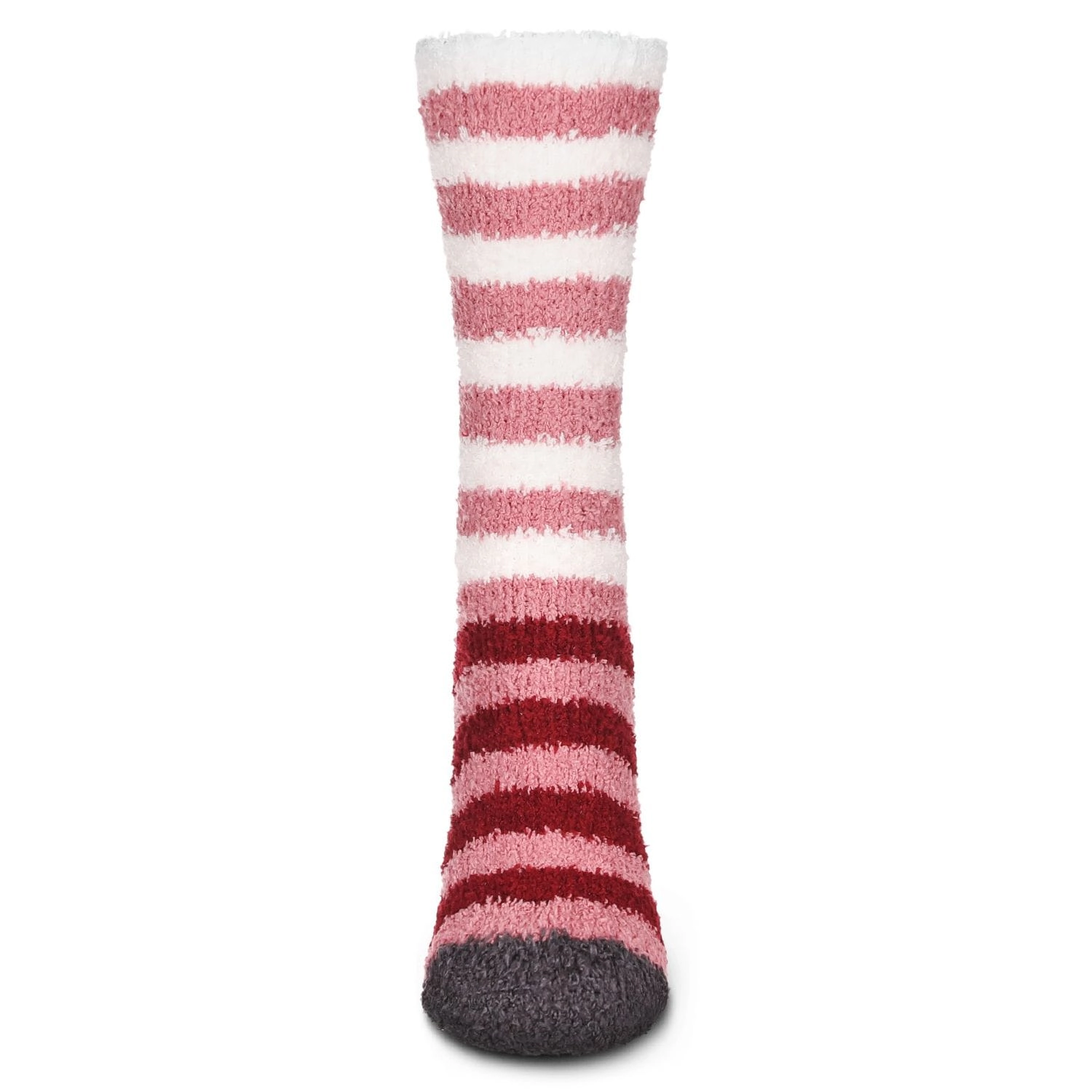 MeMoi Women's Rugby Multicolor Stripe Cozy Crew Socks
