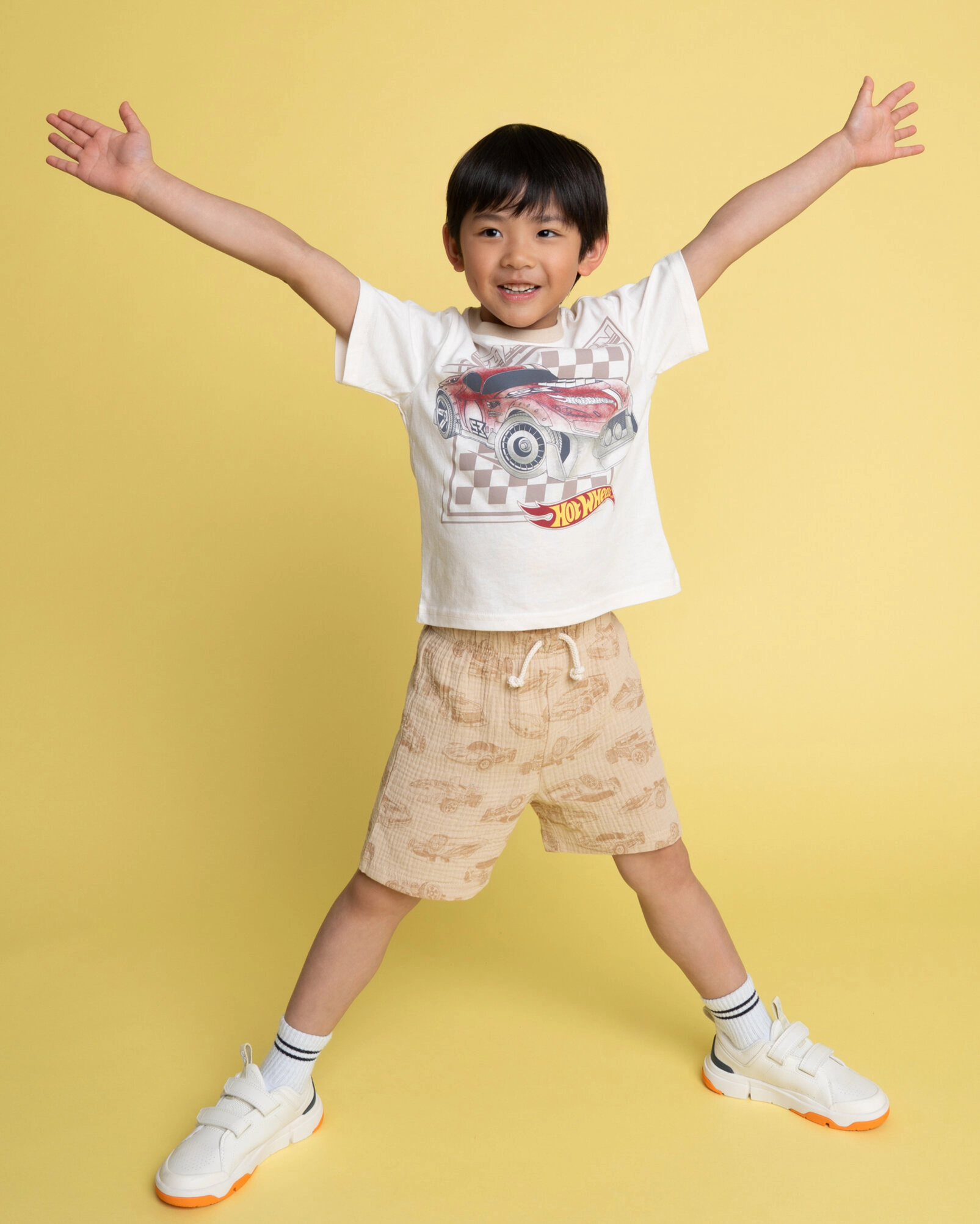 Hot Wheels Boys' Racing Shirt Tee and Shorts Set
