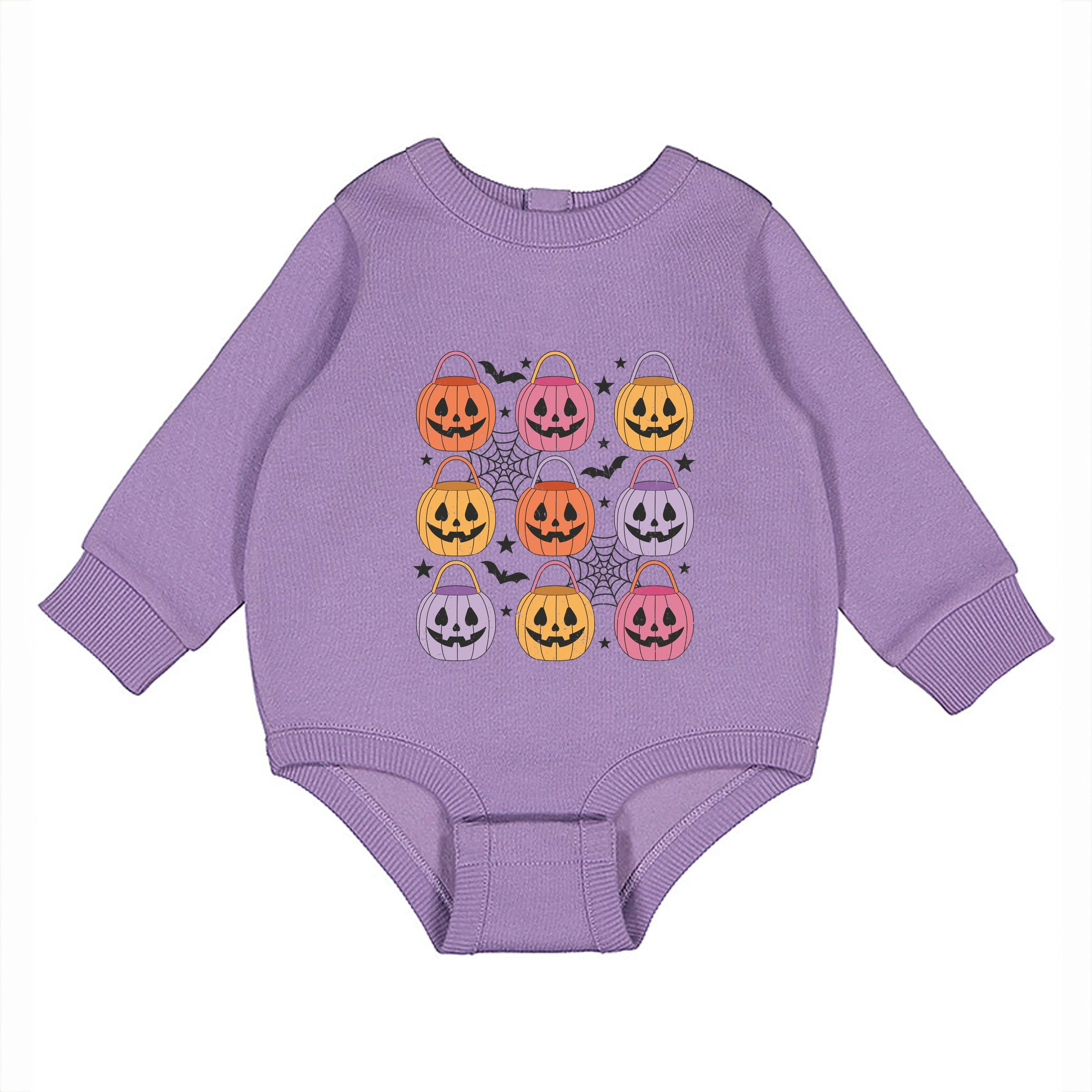 The Juniper Shop - Infant Fleece BodySuit Pumpkin Basket Chart