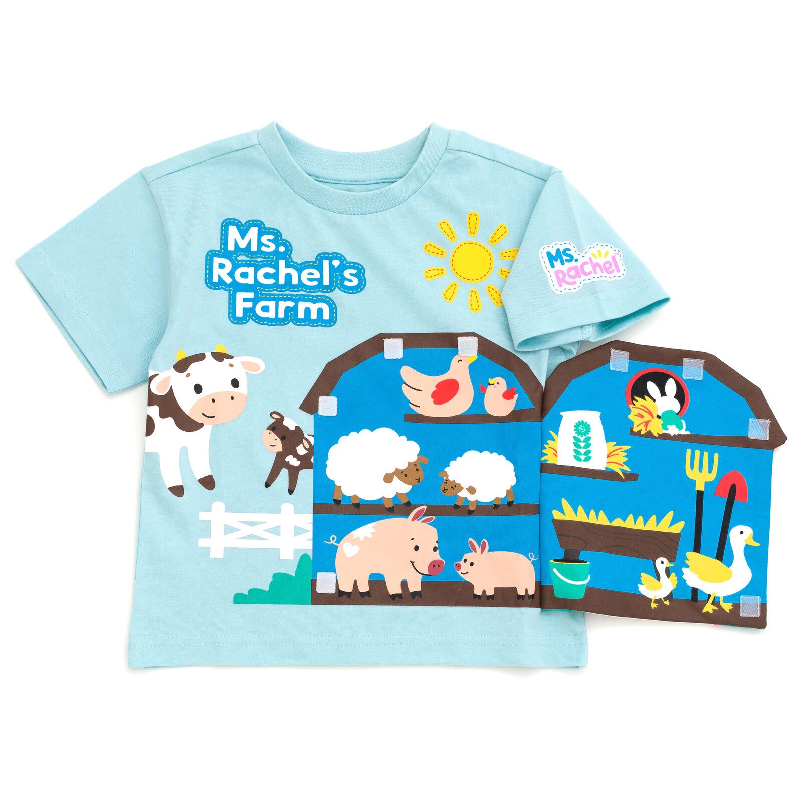 Ms. Rachel Short Sleeve T-Shirt  with 3D Flap
