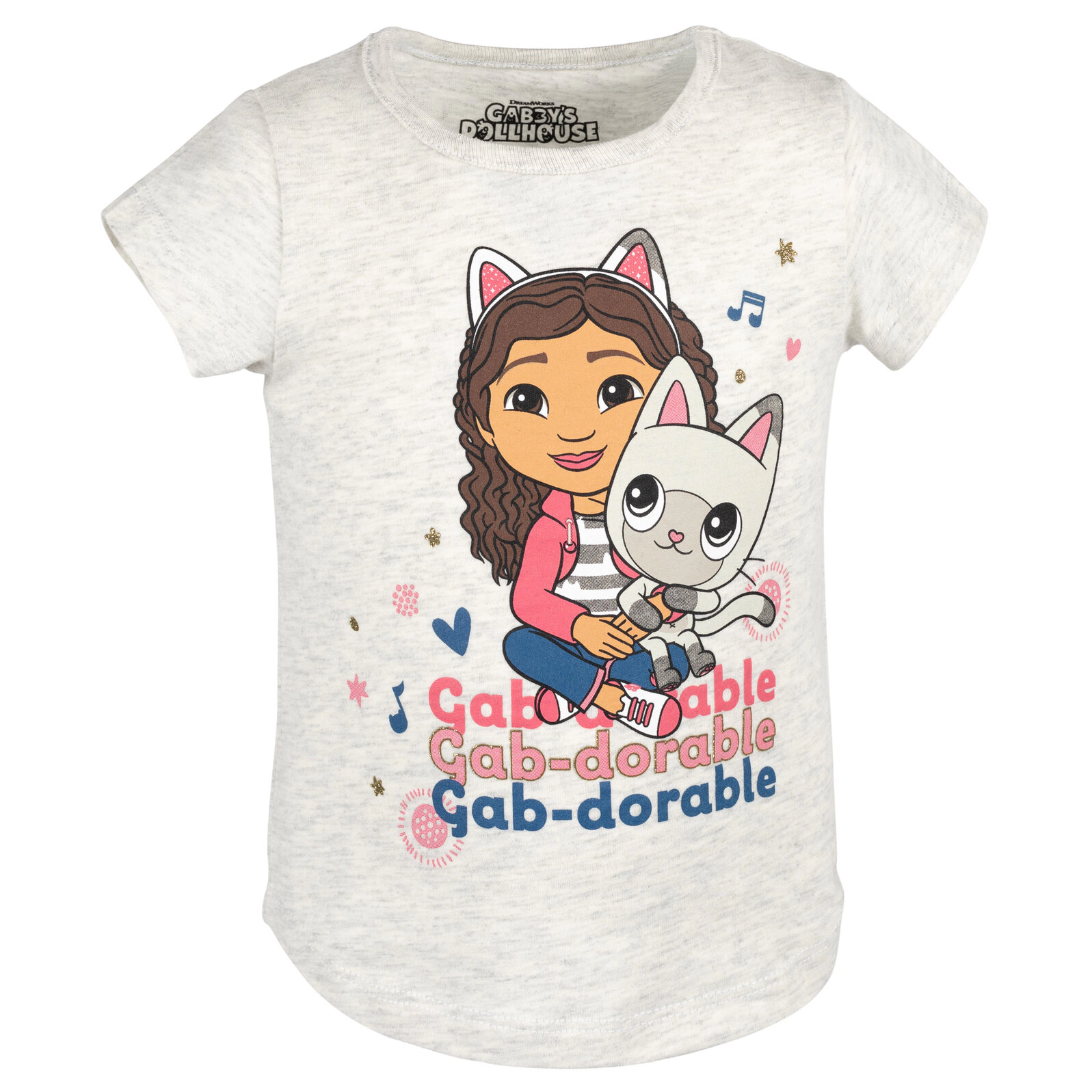 Dreamworks Gabby's Dollhouse Girls' 3-Pack T-Shirts