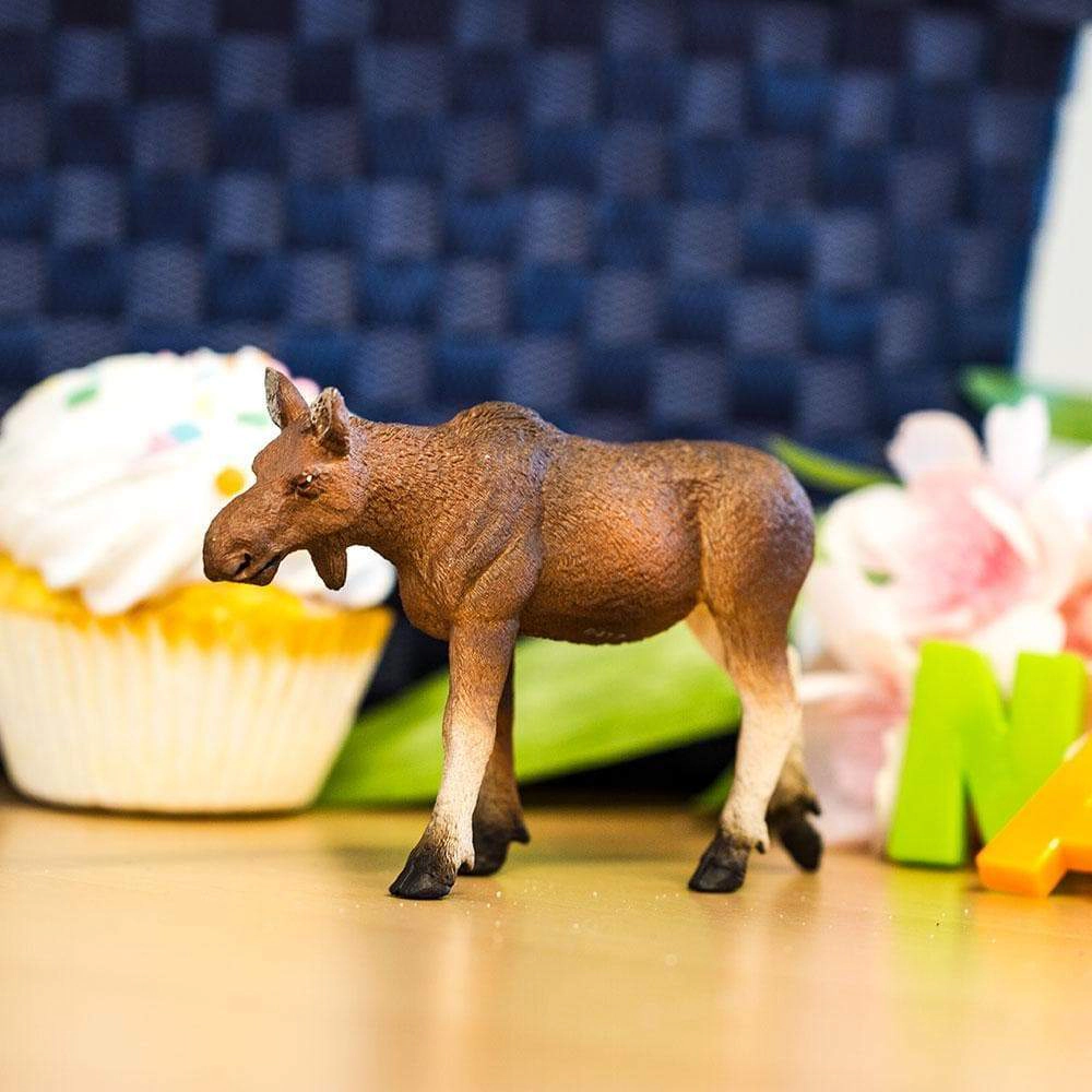 Safari Ltd. - Cow Moose Kids Toy Figure