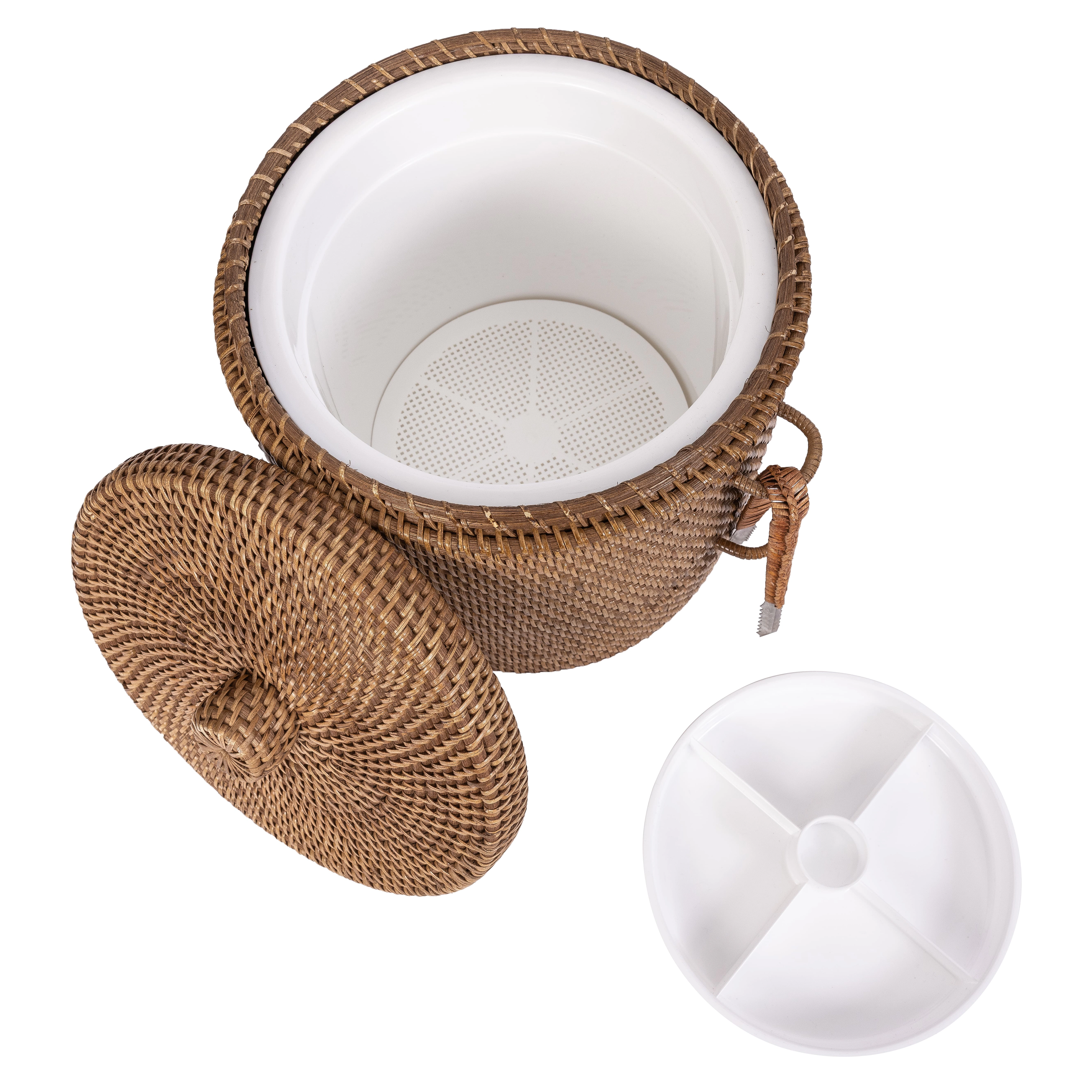 Saboga Home™ Ice Bucket with Tongs