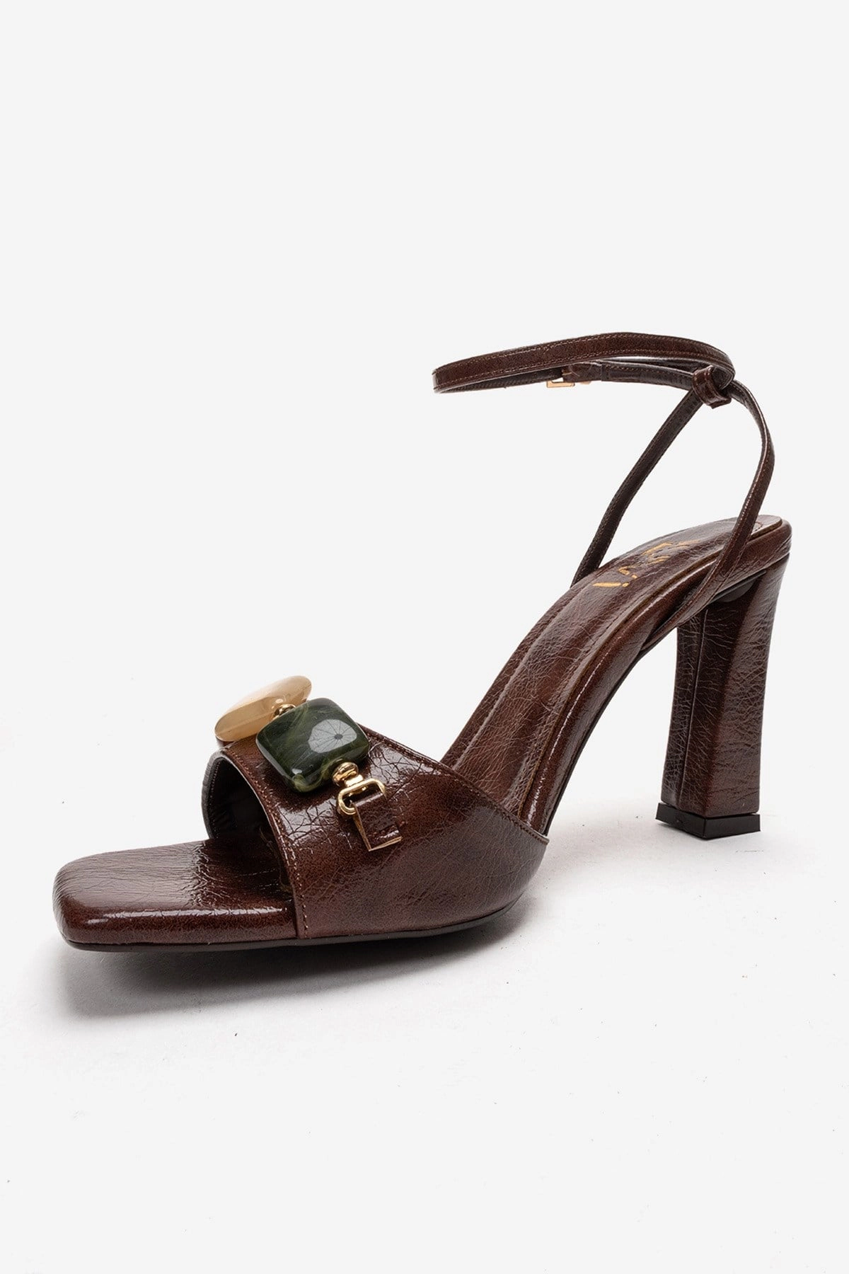 Prologue Shoes Womens Franca Block Heel Sandal