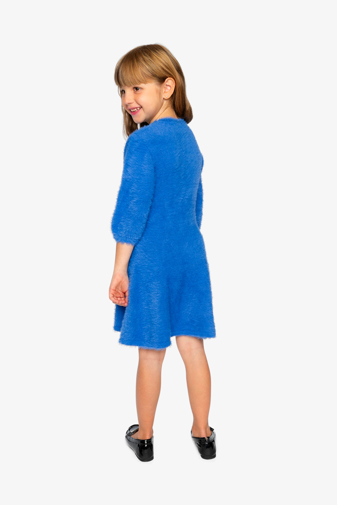 Deux par Girls Hairy Knitted Dress