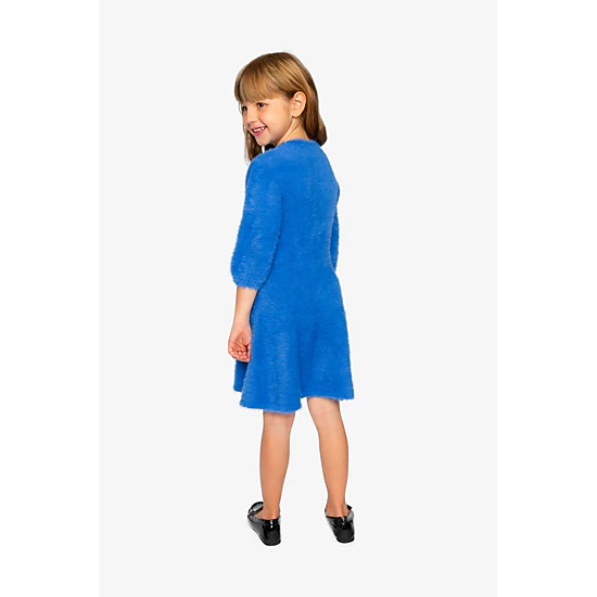 Deux par Deux Girls Hairy Knitted Dress