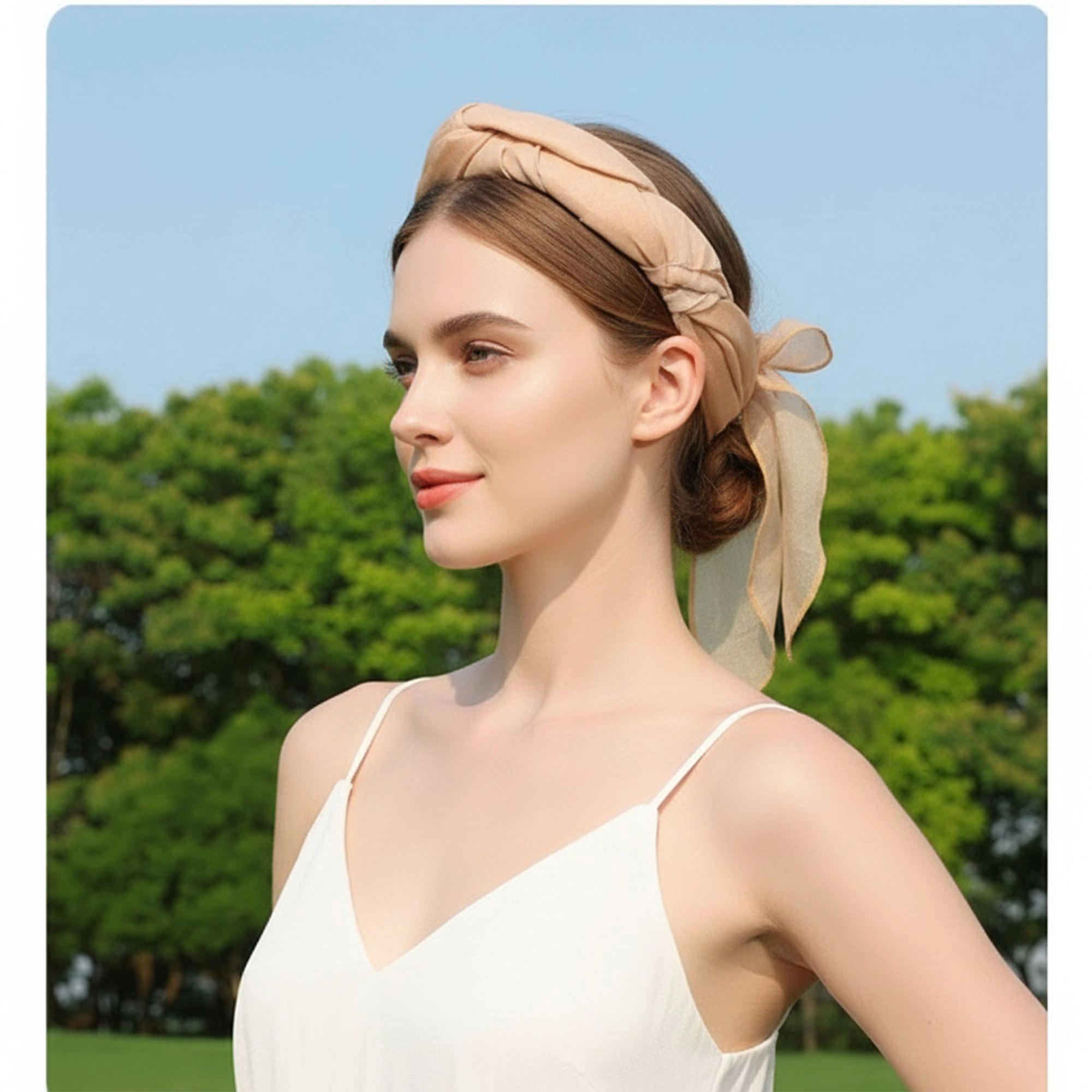 Anna-Kaci Women's Wide Brim Sun Hat with Neck Flap Convertible Headband UV Protection Summer