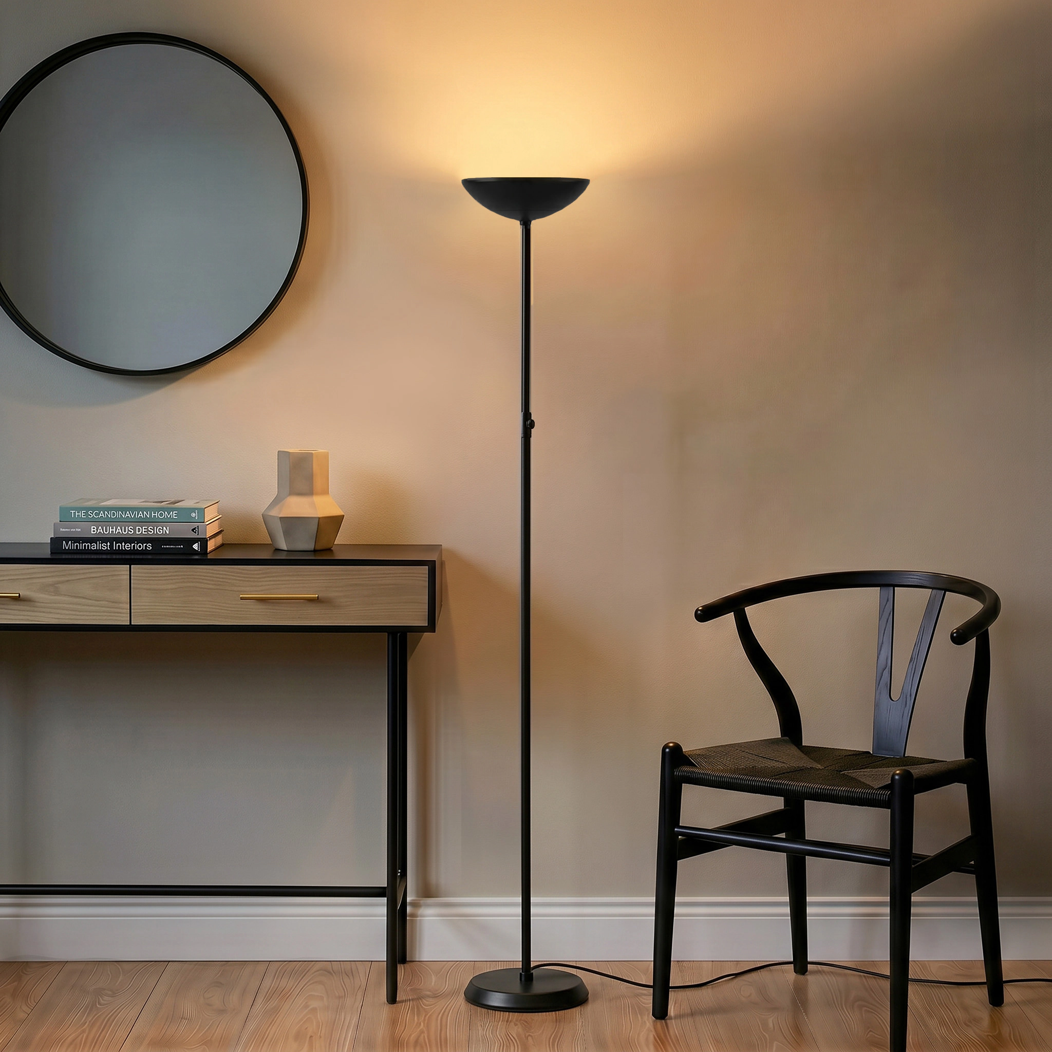 Brightech SkyLite Torchiere LED Floor Lamp