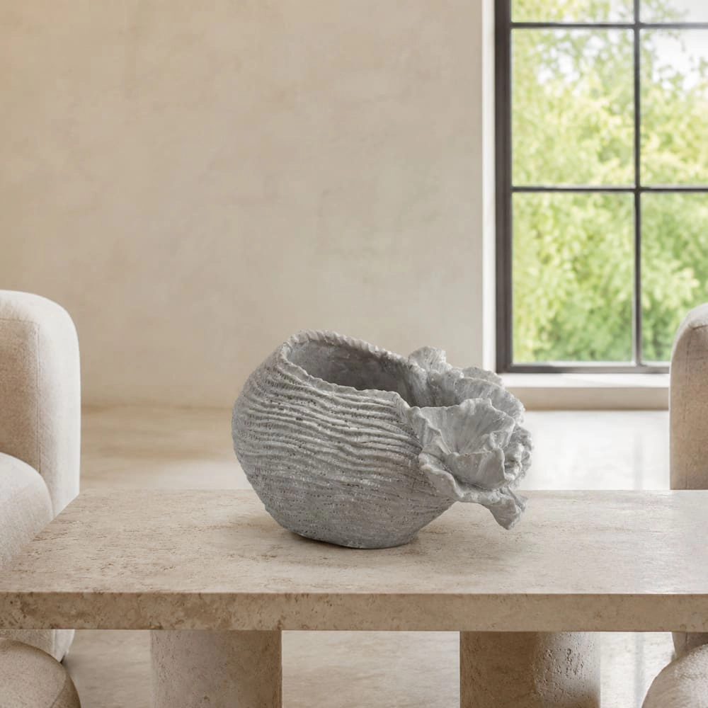 WOW PIONEER Solid Cement Planter Pot
