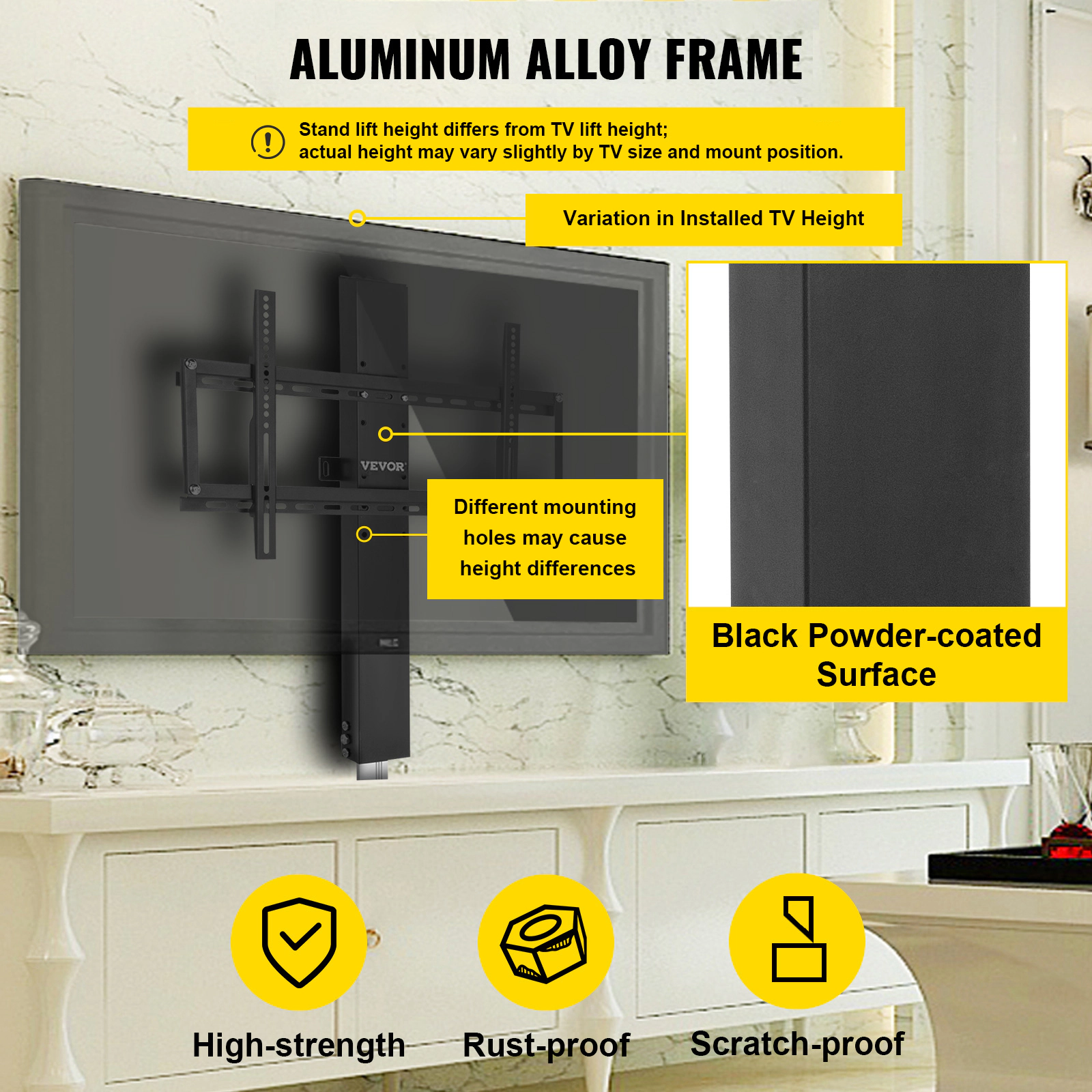 HONGGE Height Adjustable TV Remote