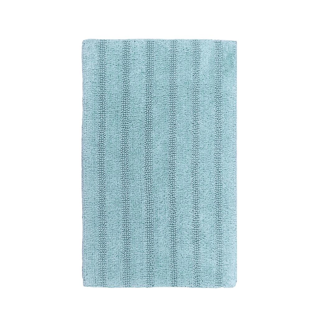 Linear 220 GSF Reversible Cotton Bath Rug 20in x 30in by Knightsbridge