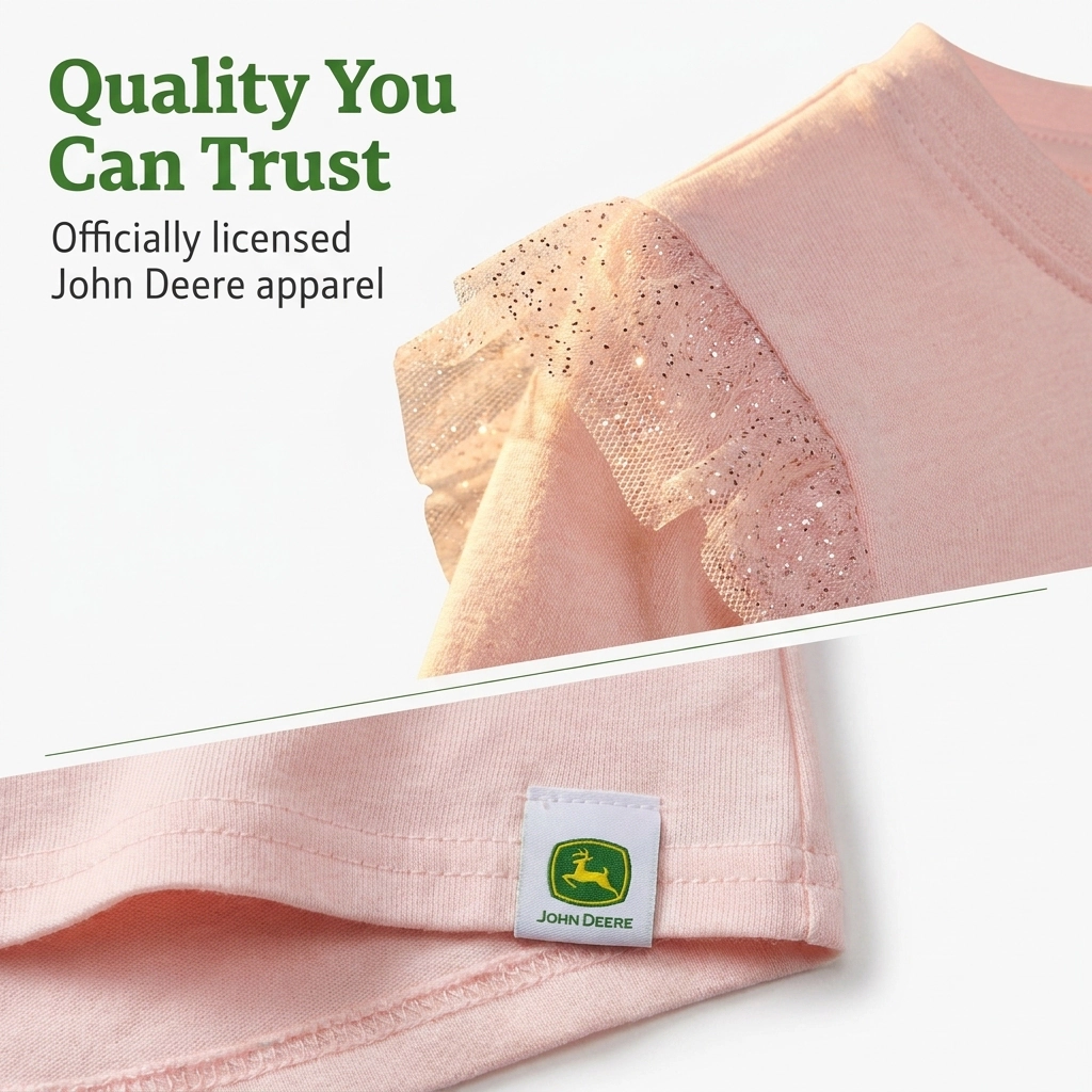 John Deere Girls' Long Sleeve T-Shirt