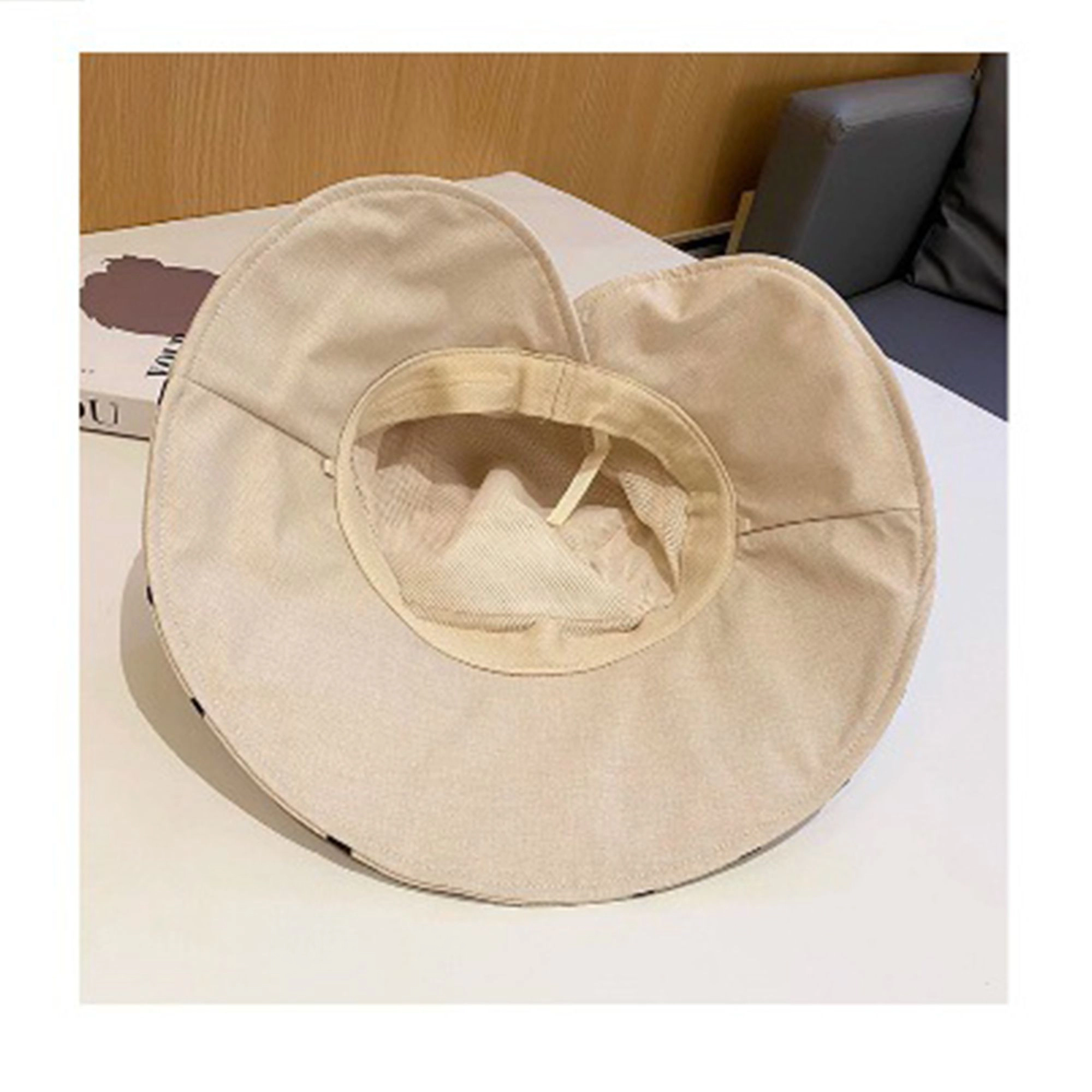 Anna-Kaci Women's Polka Dot Wide Brim Sun Hat with Bow Detail Elegant Summer Bucket