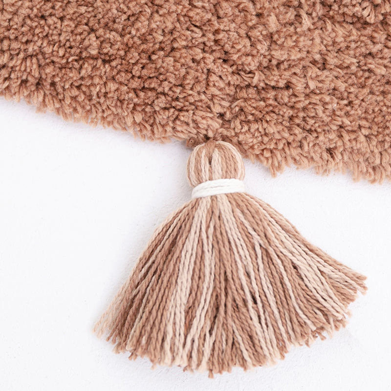 Nattiot Washable Cotton Kids Bohemian Rug With Tassels - Yva
