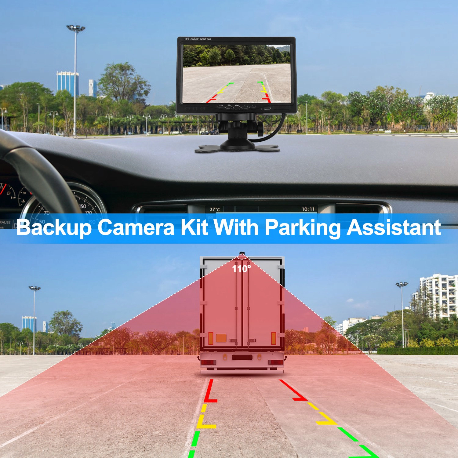 GBruno Waterproof Backup Camera System