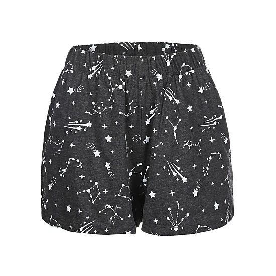 MeMoi Women's Leo Zodiac Sign PJ Short Set