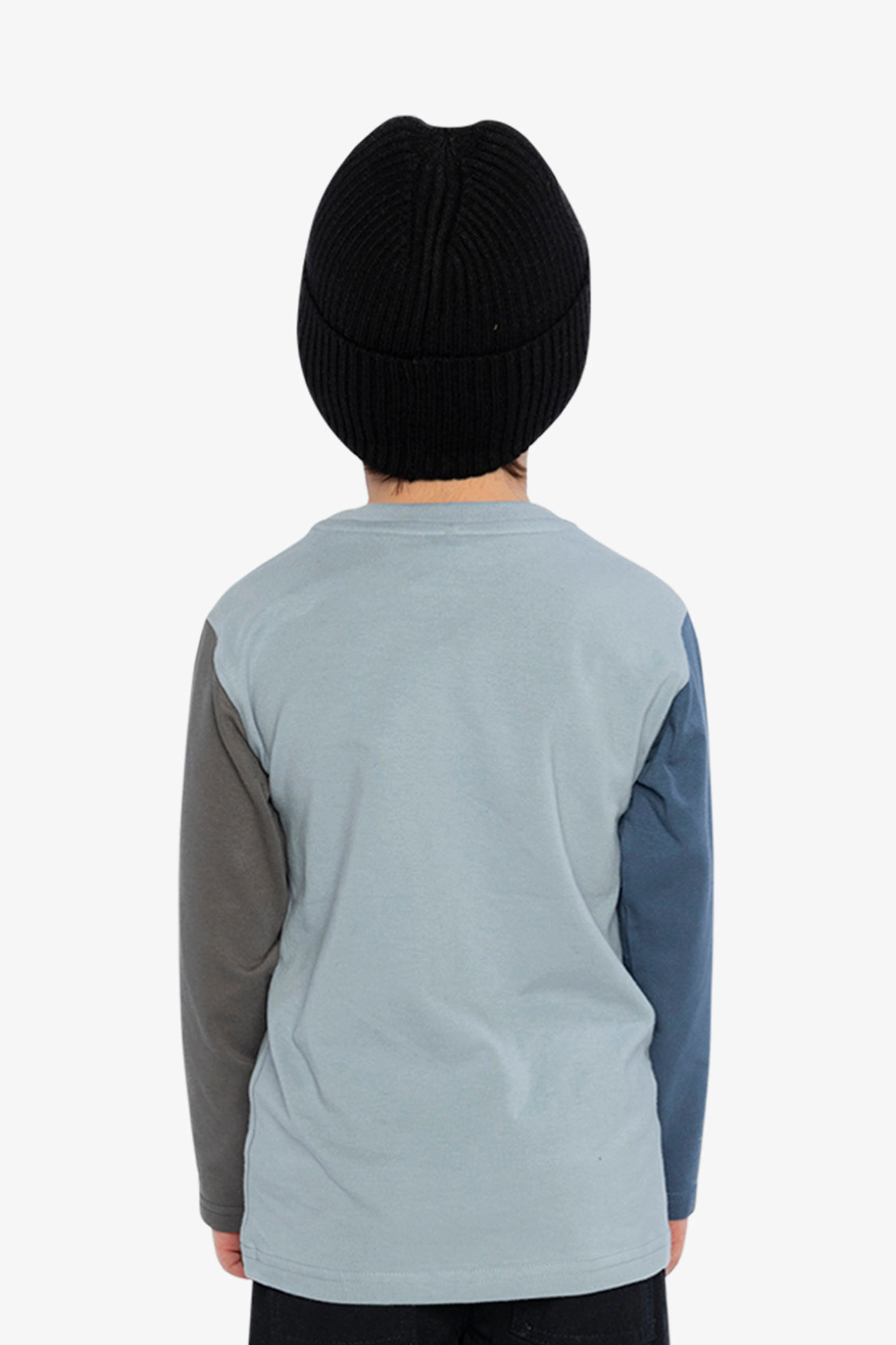 Deux par Boys Long Sleeve Organic Cotton T-Shirt with Dino Graphic