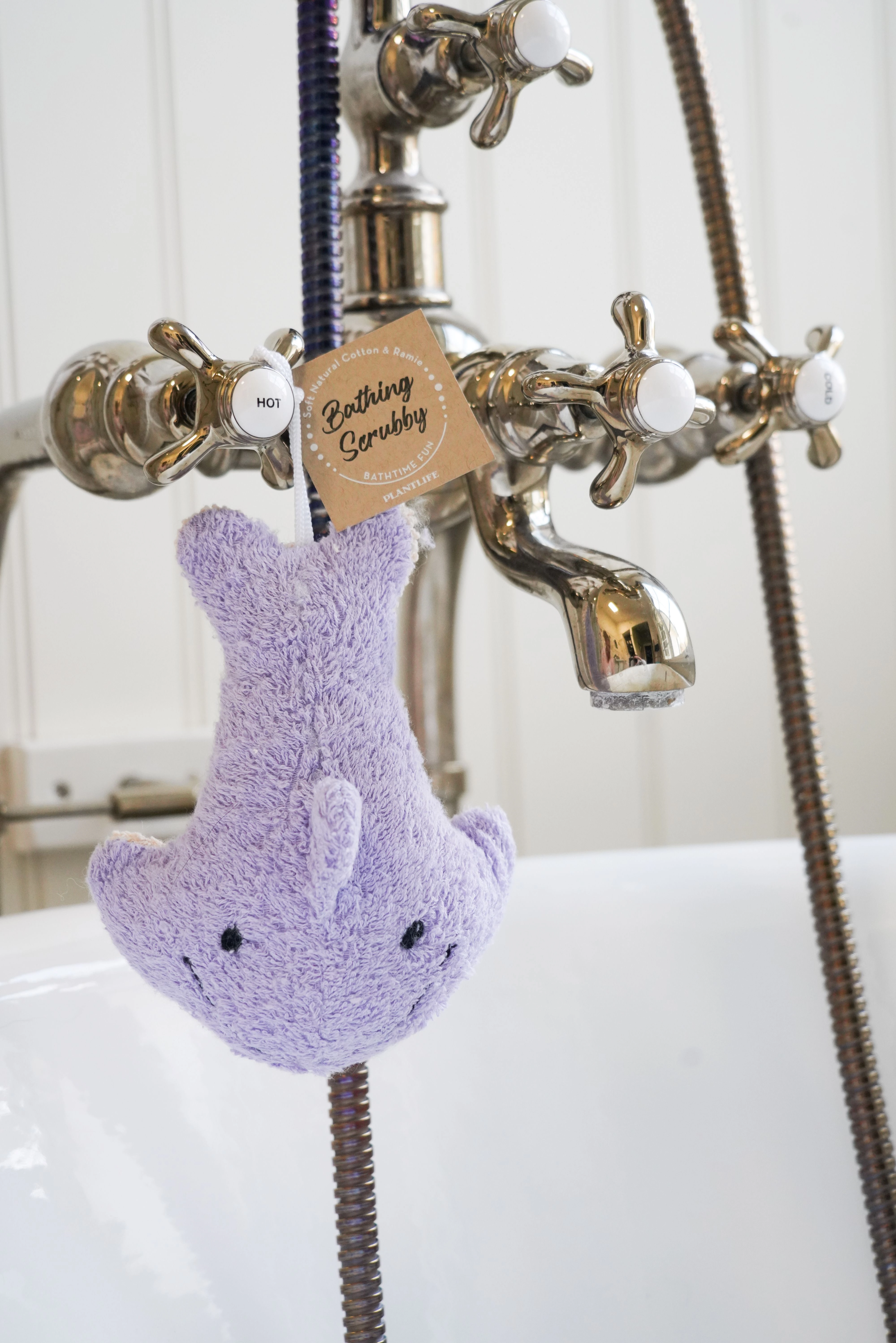 Plantlife Whale Ramie Bath Scrubby