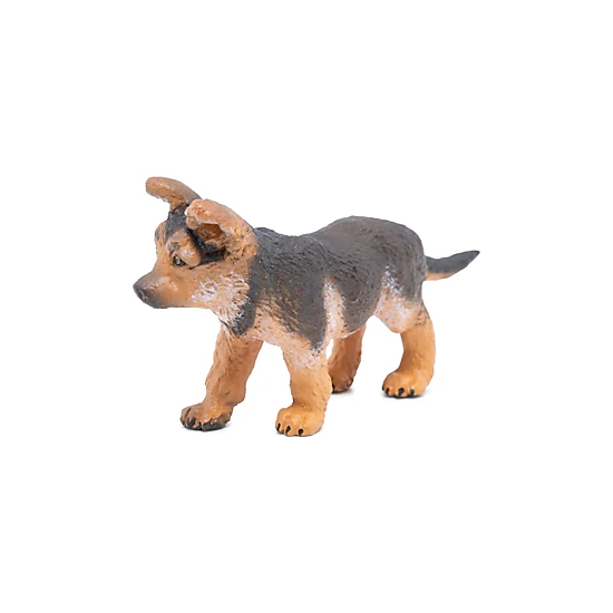 Papo German Shepherd Pup Figurine, Hand-Painted Collectible Puppy Toy ...